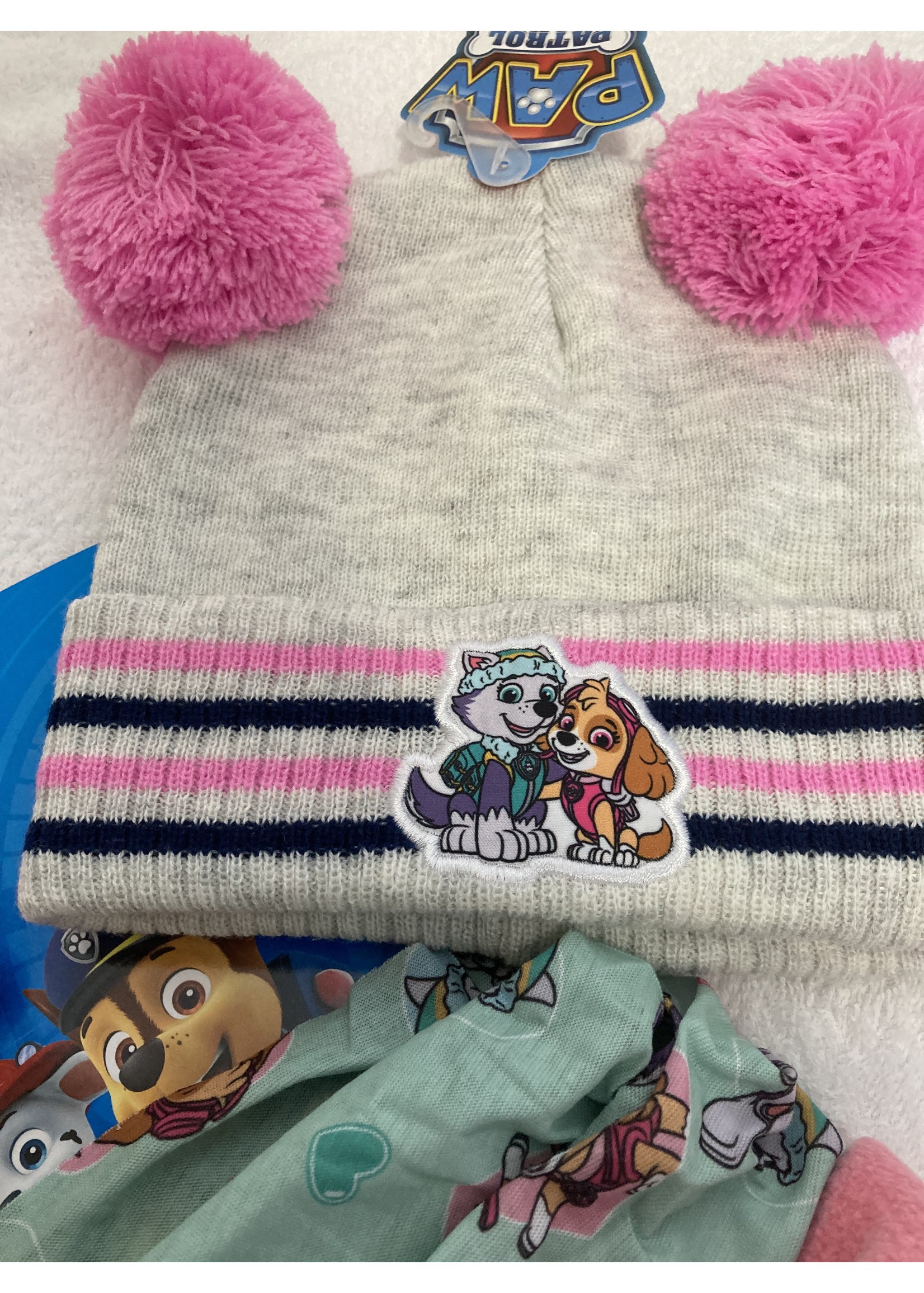 Nickelodeon Paw Patrol 3-piece winter set from Nickelodeon gray-pink