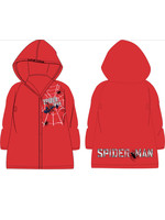 Marvel Płaszcz przeciwdeszczowy Spiderman czerwony