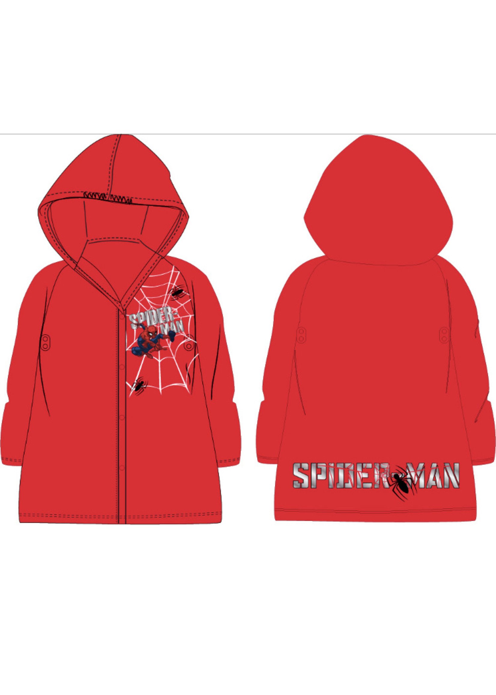 Marvel Spiderman raincoat from Marvel red