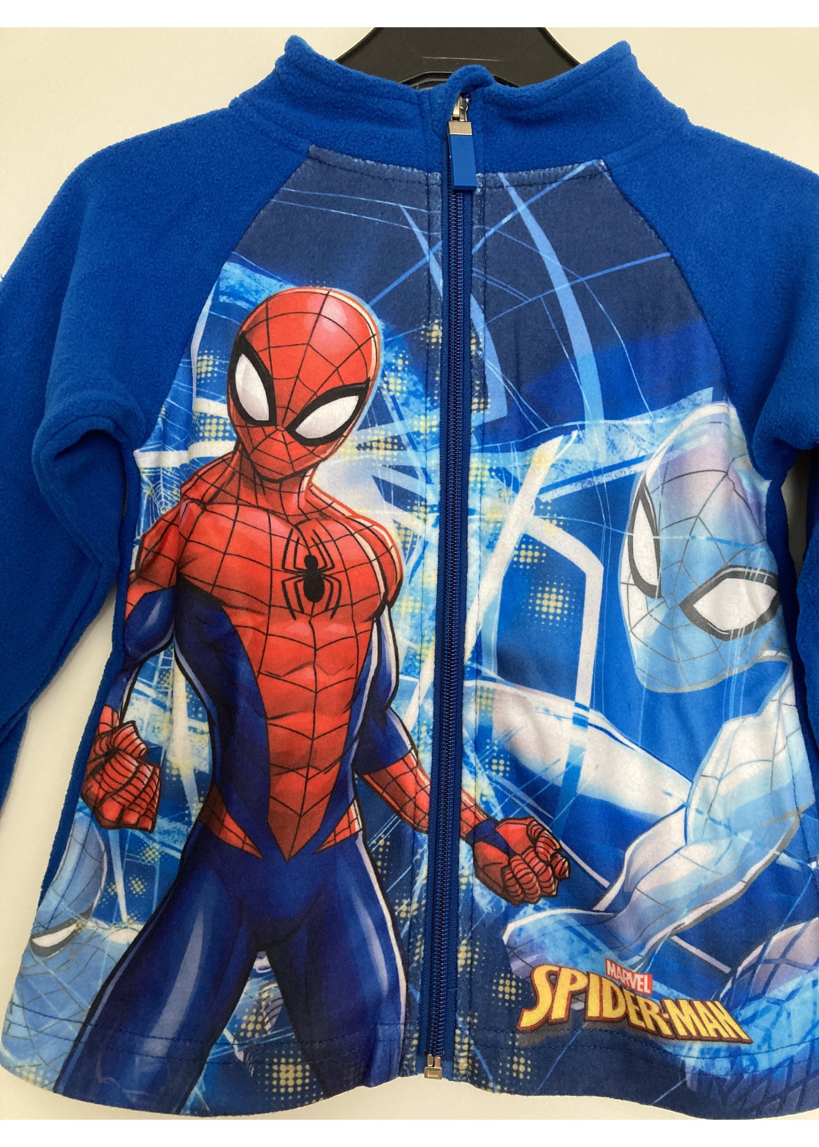 Marvel Spiderman fleece vest from Marvel blue