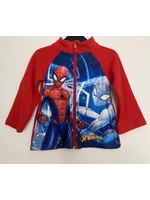 Marvel Fleece cardigan Spiderman red