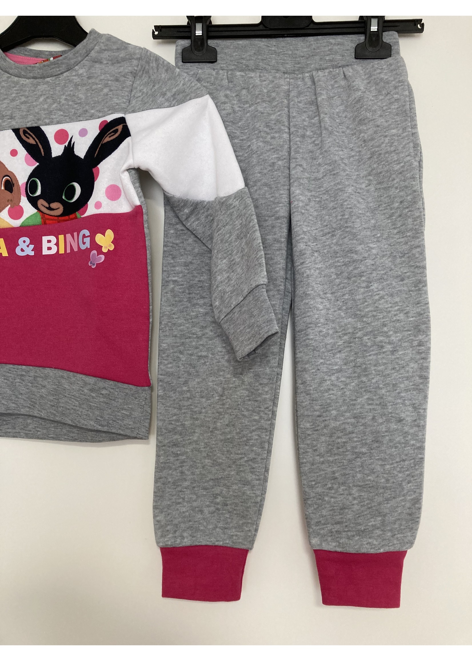 Bing Konijntje Bing joggingpak van Bing grijs