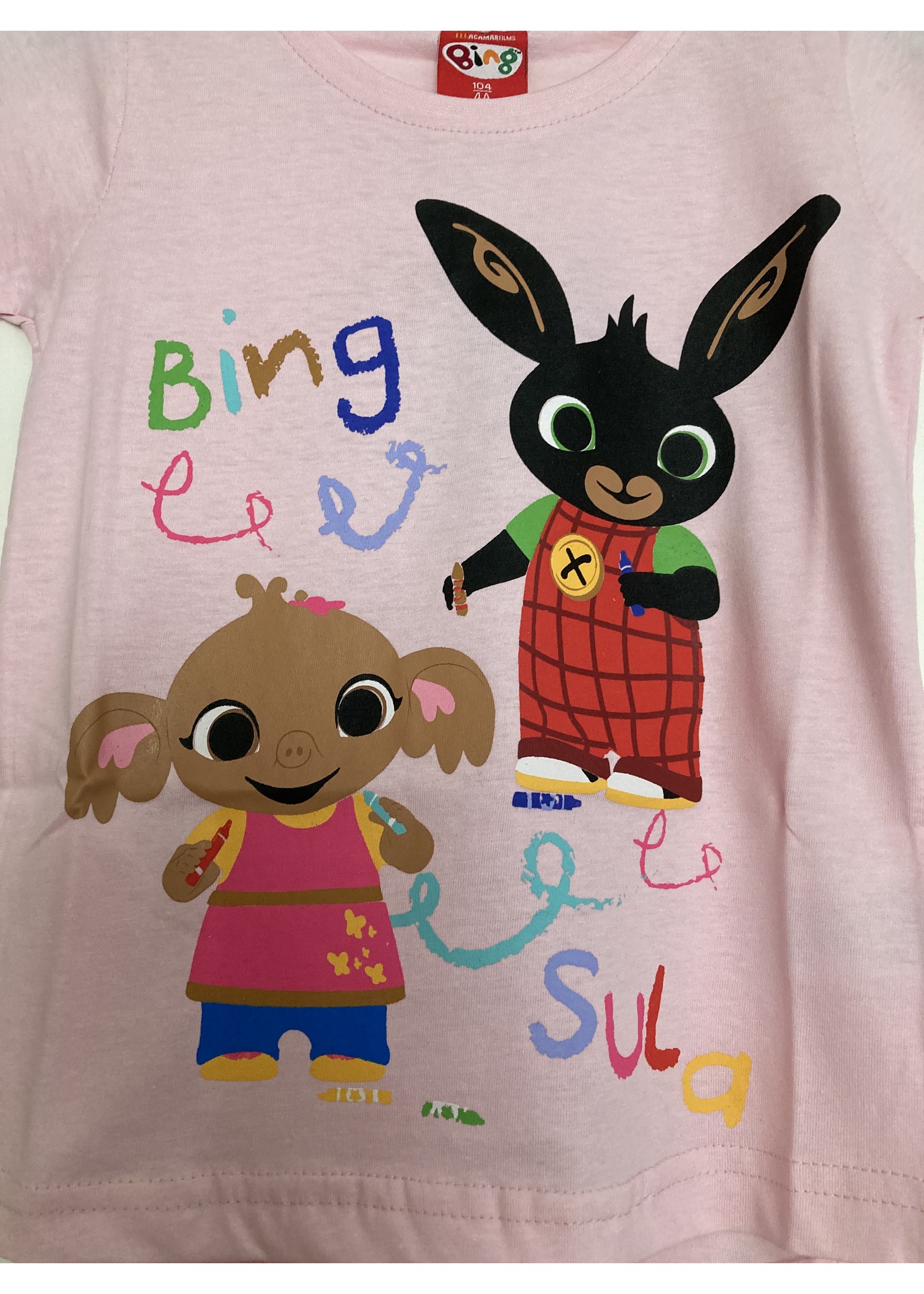 Bing Koszulka z Bing różowa