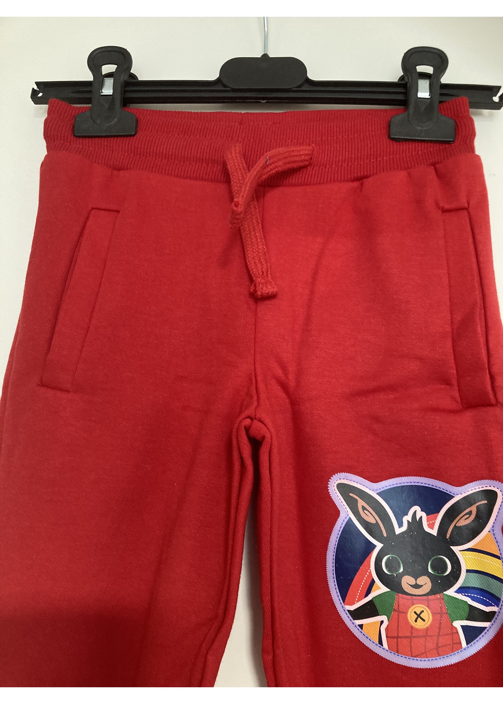 Bing Bunny Bing sweatpants from BING red