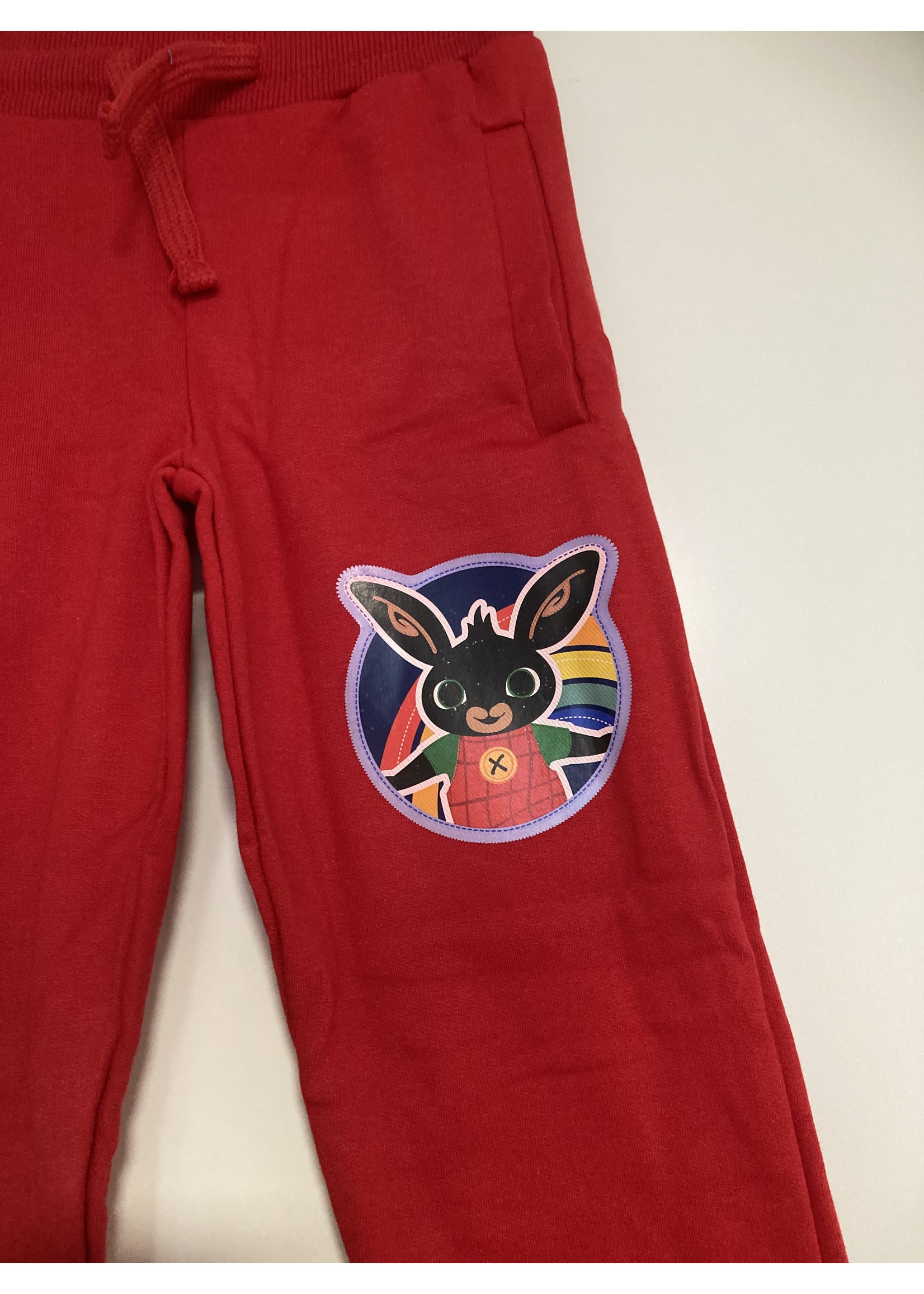 Bing Bunny Bing sweatpants from BING red