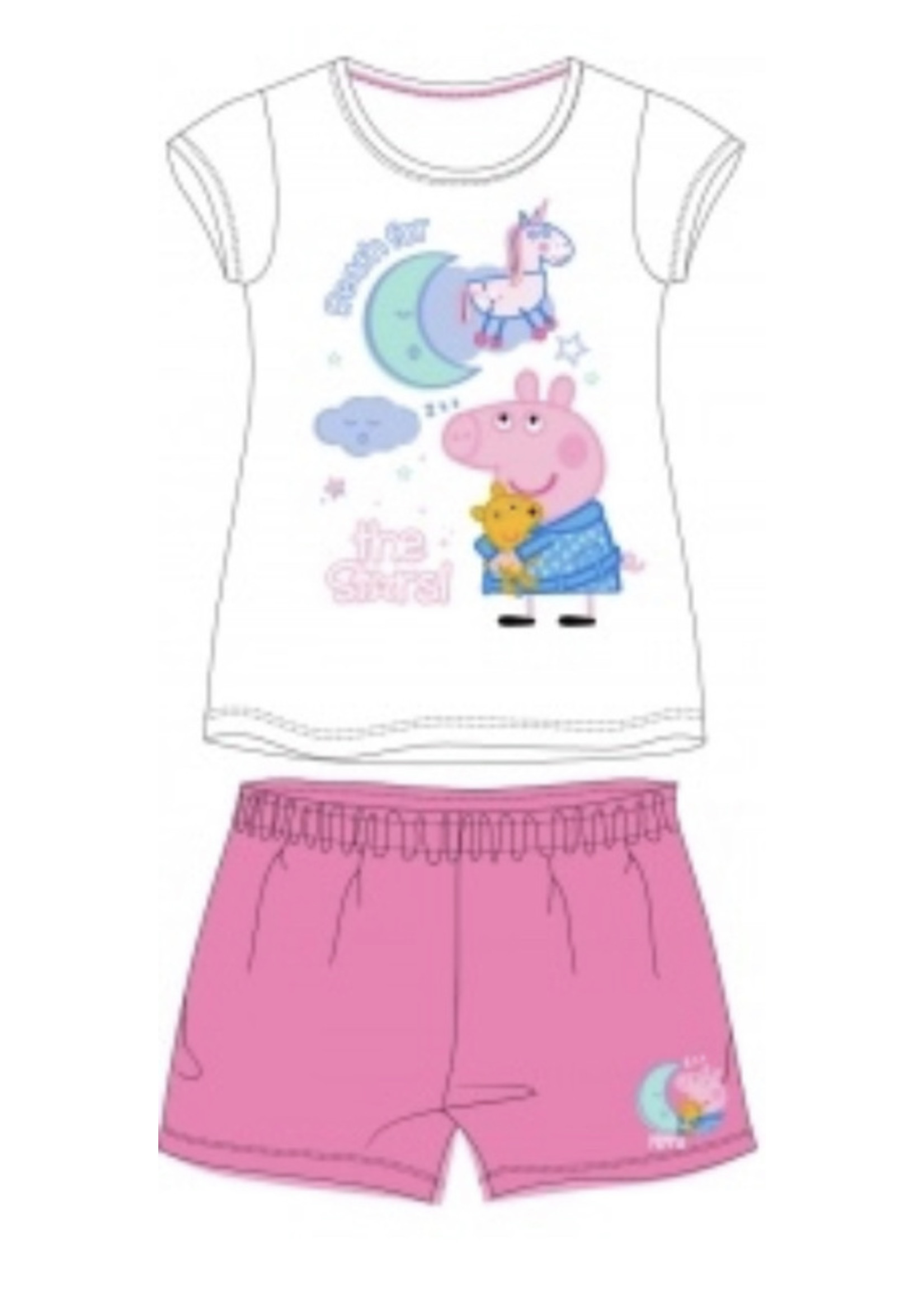 Peppa Pig  Peppa Pig pajamas from Peppa Pig white-pink