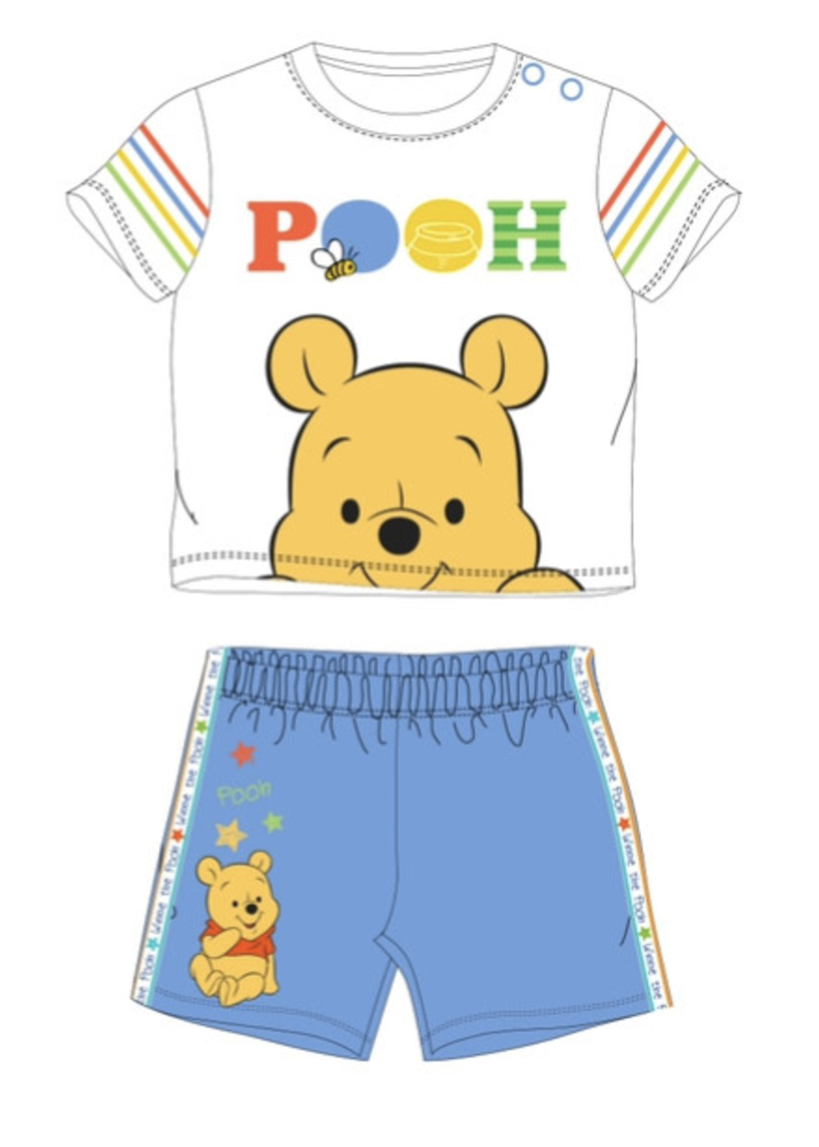 Disney baby Winnie the Pooh zomerset van Disney baby blauw