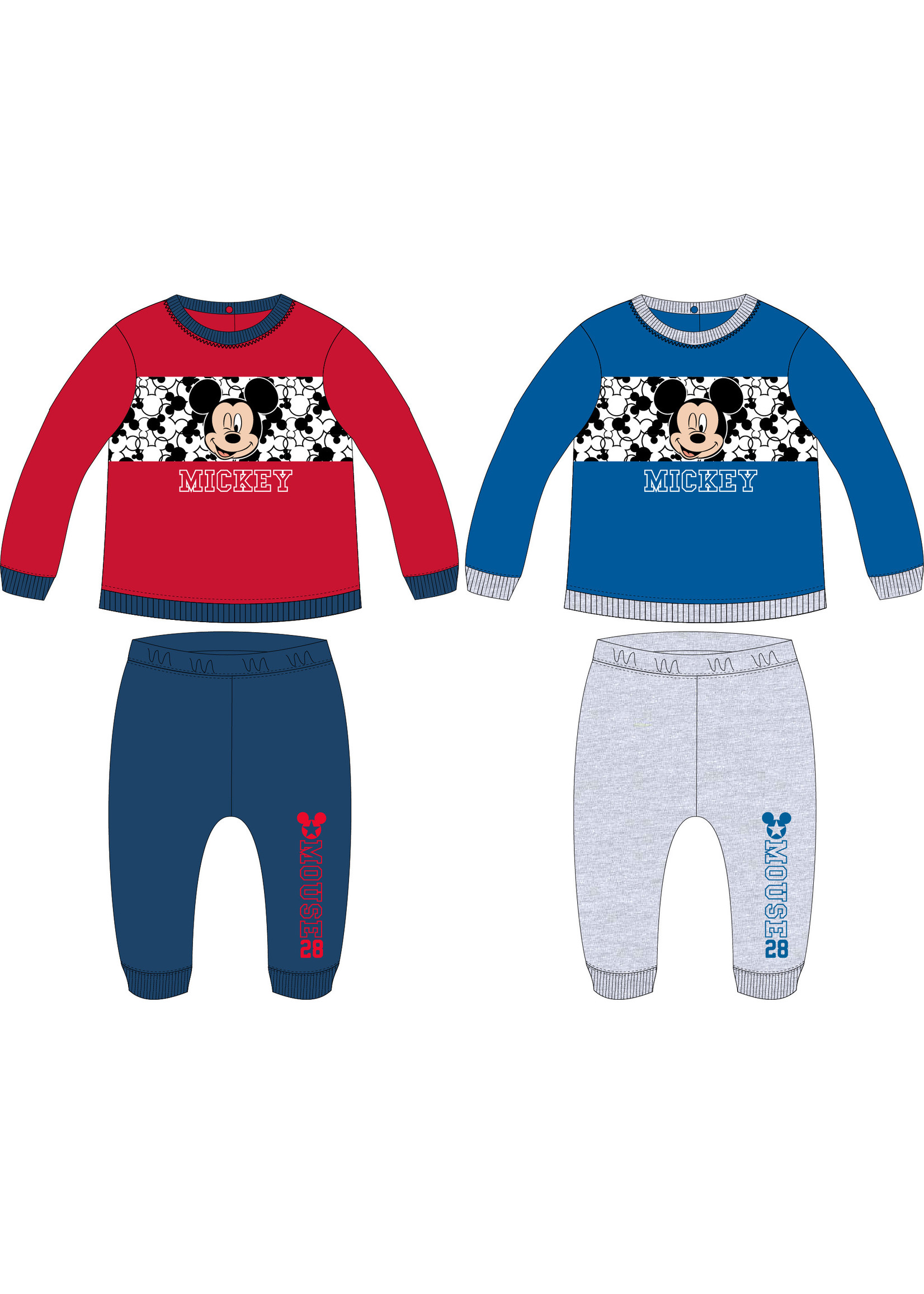 Disney Mickey Mouse baby set from Disney blue-grey