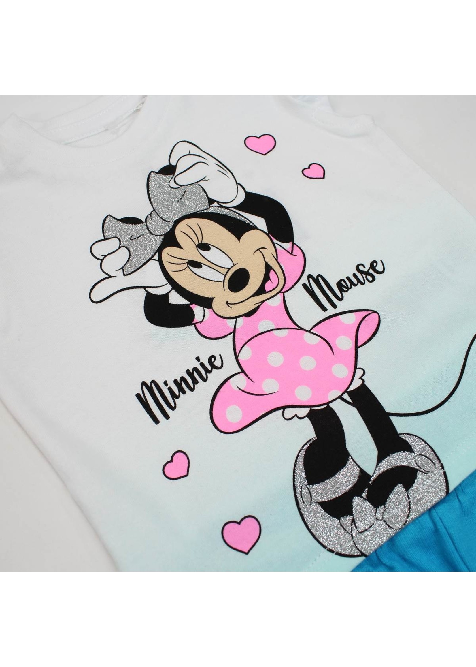 Disney baby Letni komplet z Myszką Minnie od Disney baby niebieskim