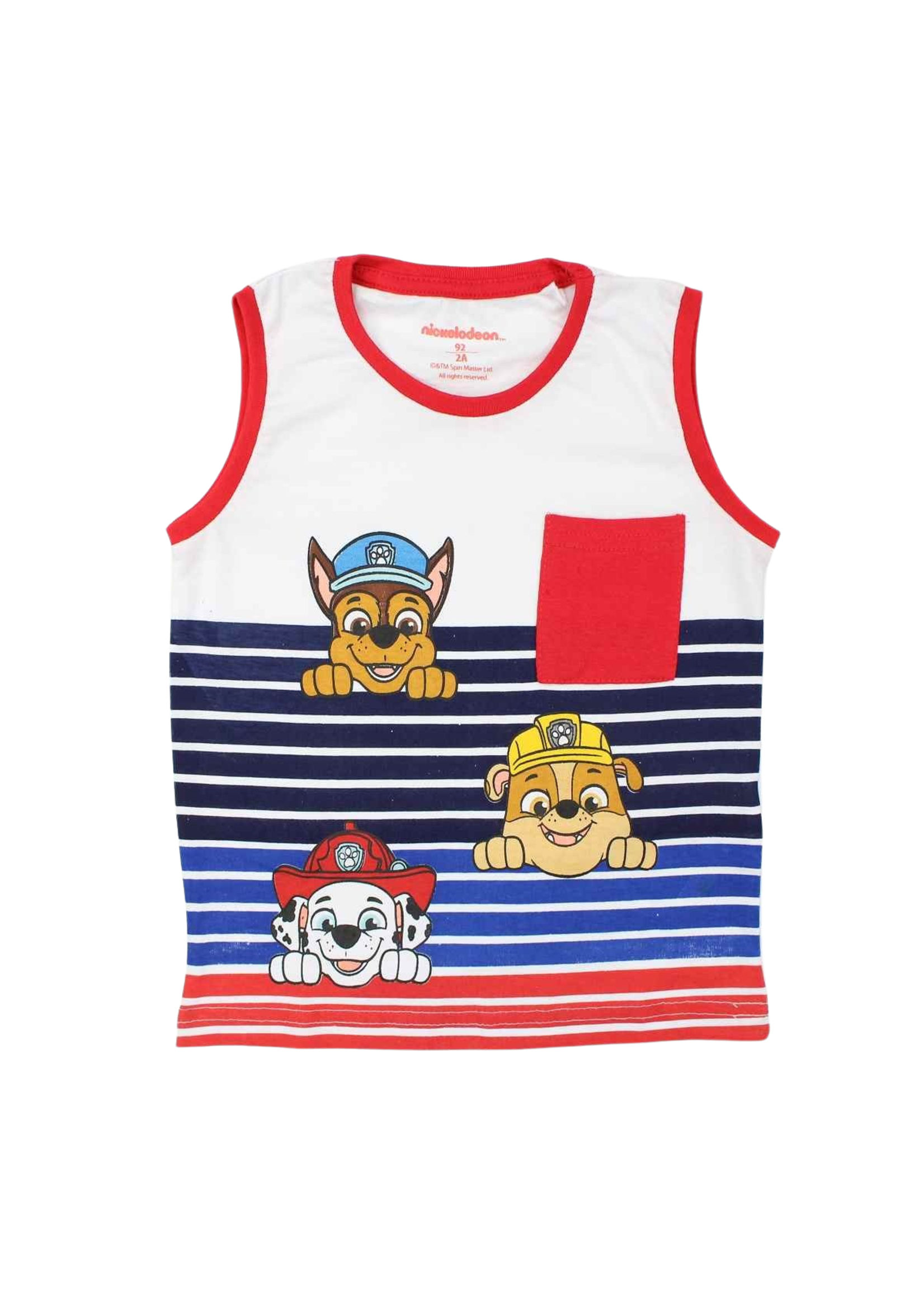 Nickelodeon Paw Patrol zomerset van Nickelodeon wit/rood