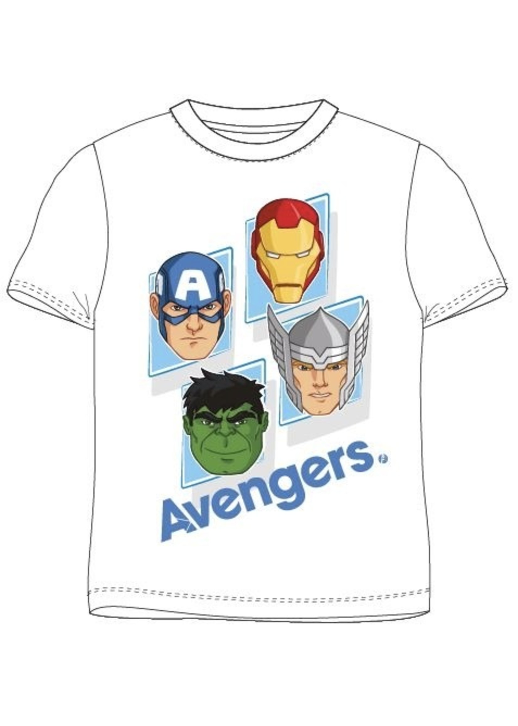Marvel Koszulka Avengers od Marvela w kolorze białym