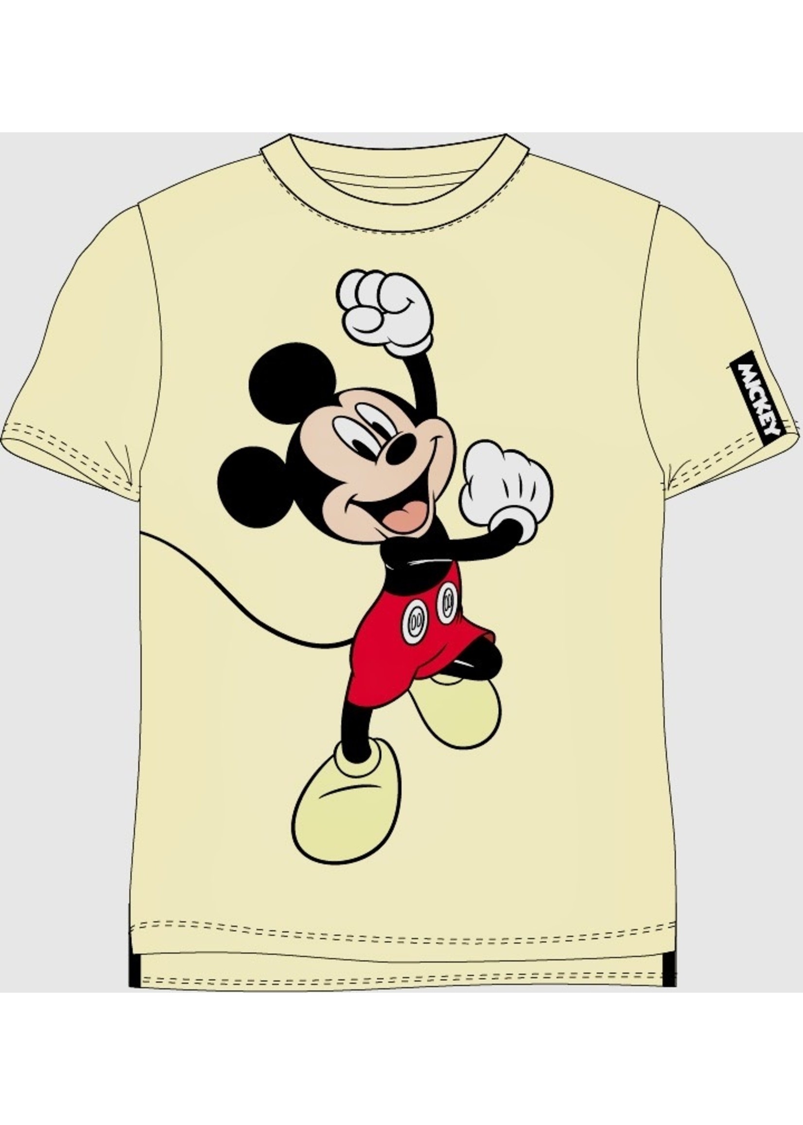 Disney T-shirt z Myszką Miki Disney w kolorze żółtym