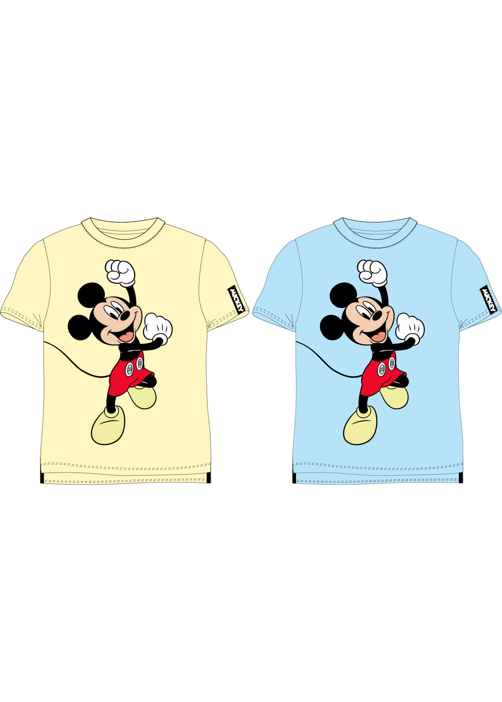 Disney T-shirt z Myszką Miki Disney w kolorze żółtym