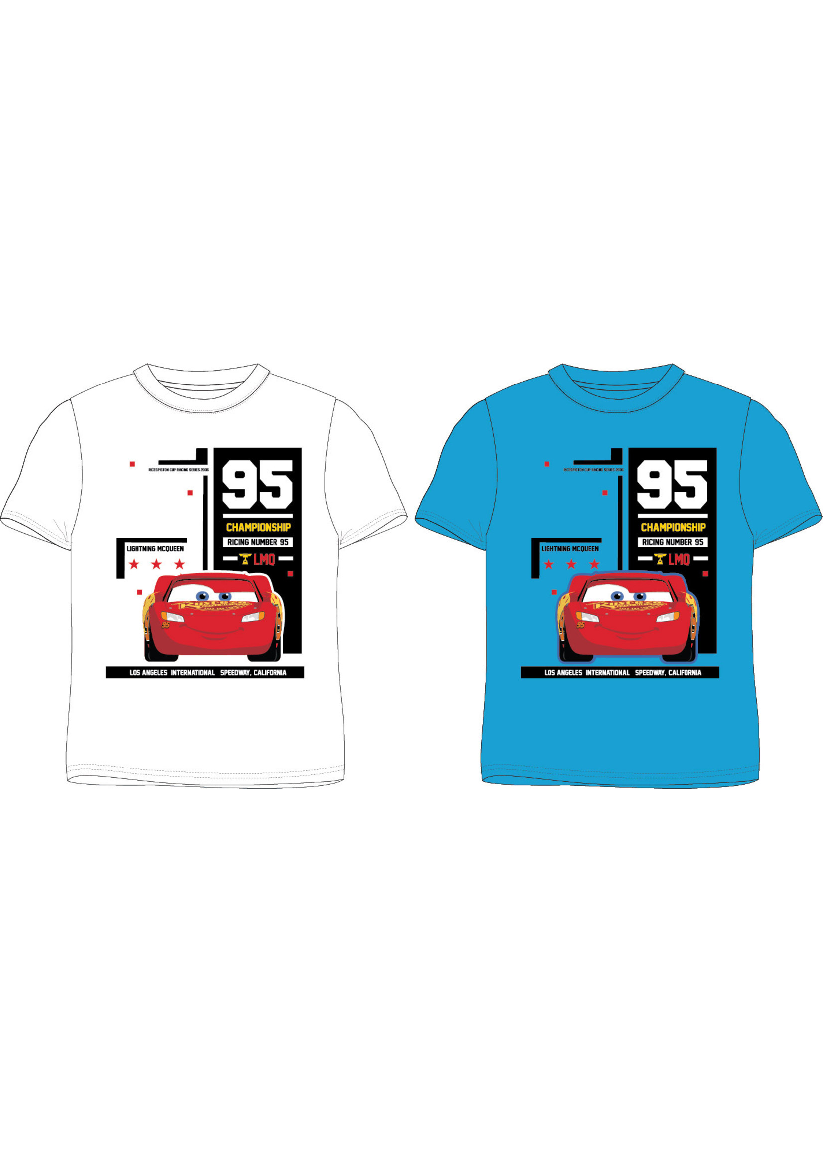 Disney T-shirt Cars od Disneya w kolorze niebieskim