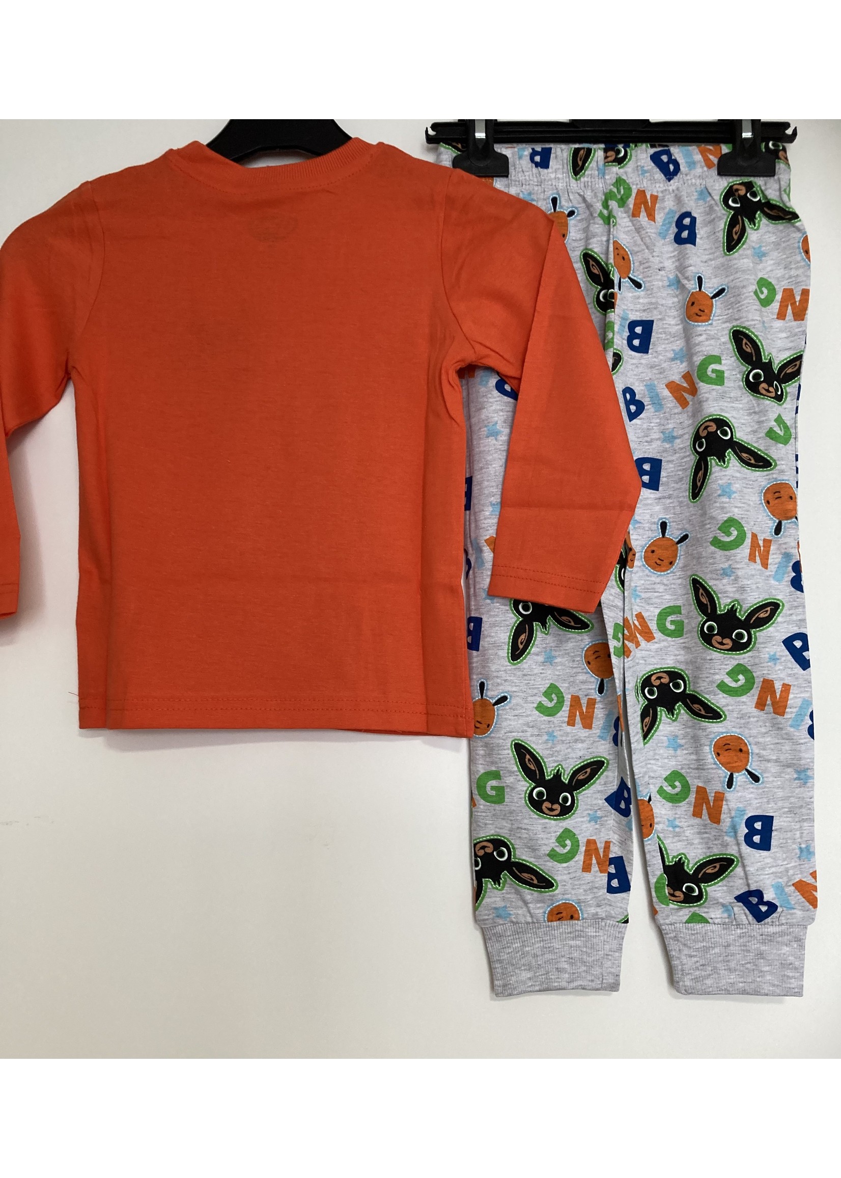 Bunny Bing pajamas from Bing orange-grey 