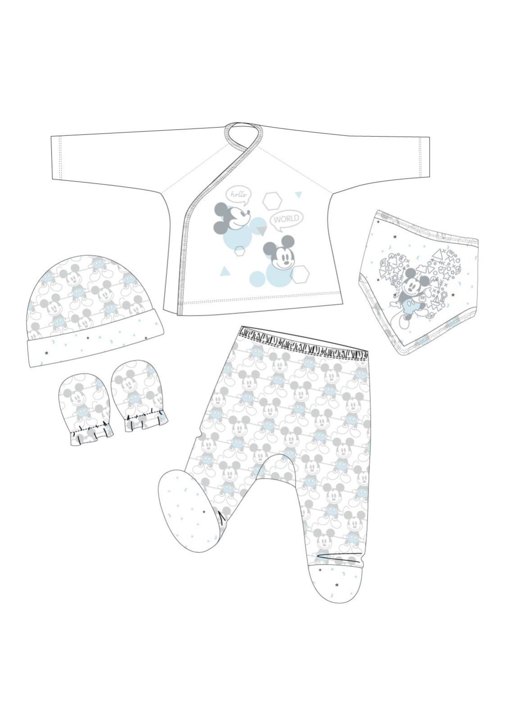 Disney baby Mickey Mouse birth set from Disney white / baby blue