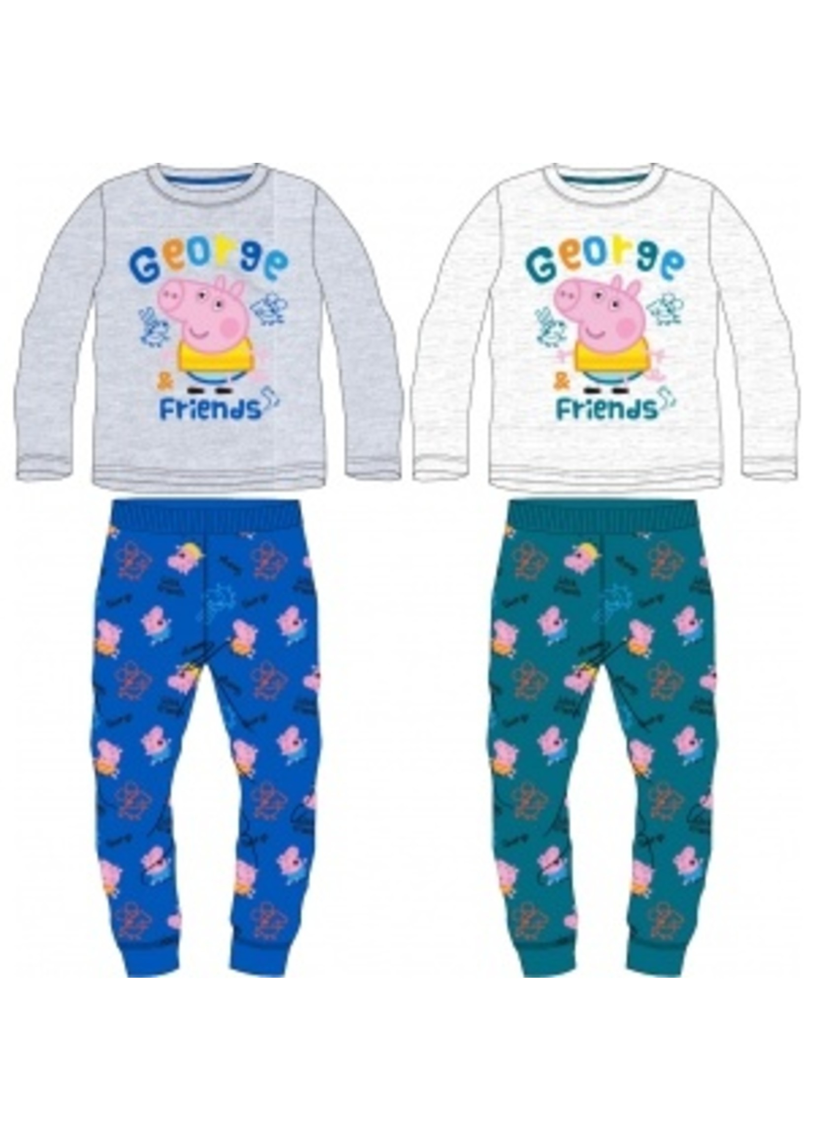 Peppa Pig  Peppa Pig pajamas from Peppa Pig grey/blue