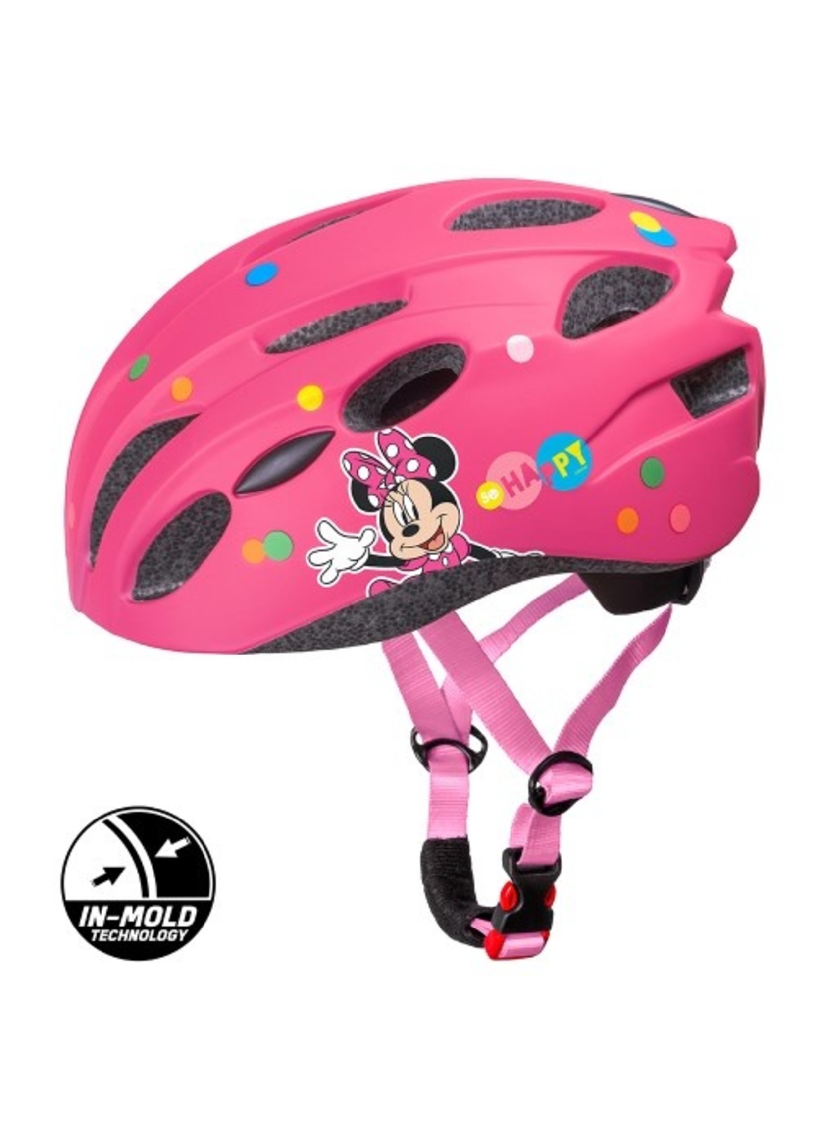 Disney junior Kask rowerowy Minnie Mouse od Disney w kolorze różowym