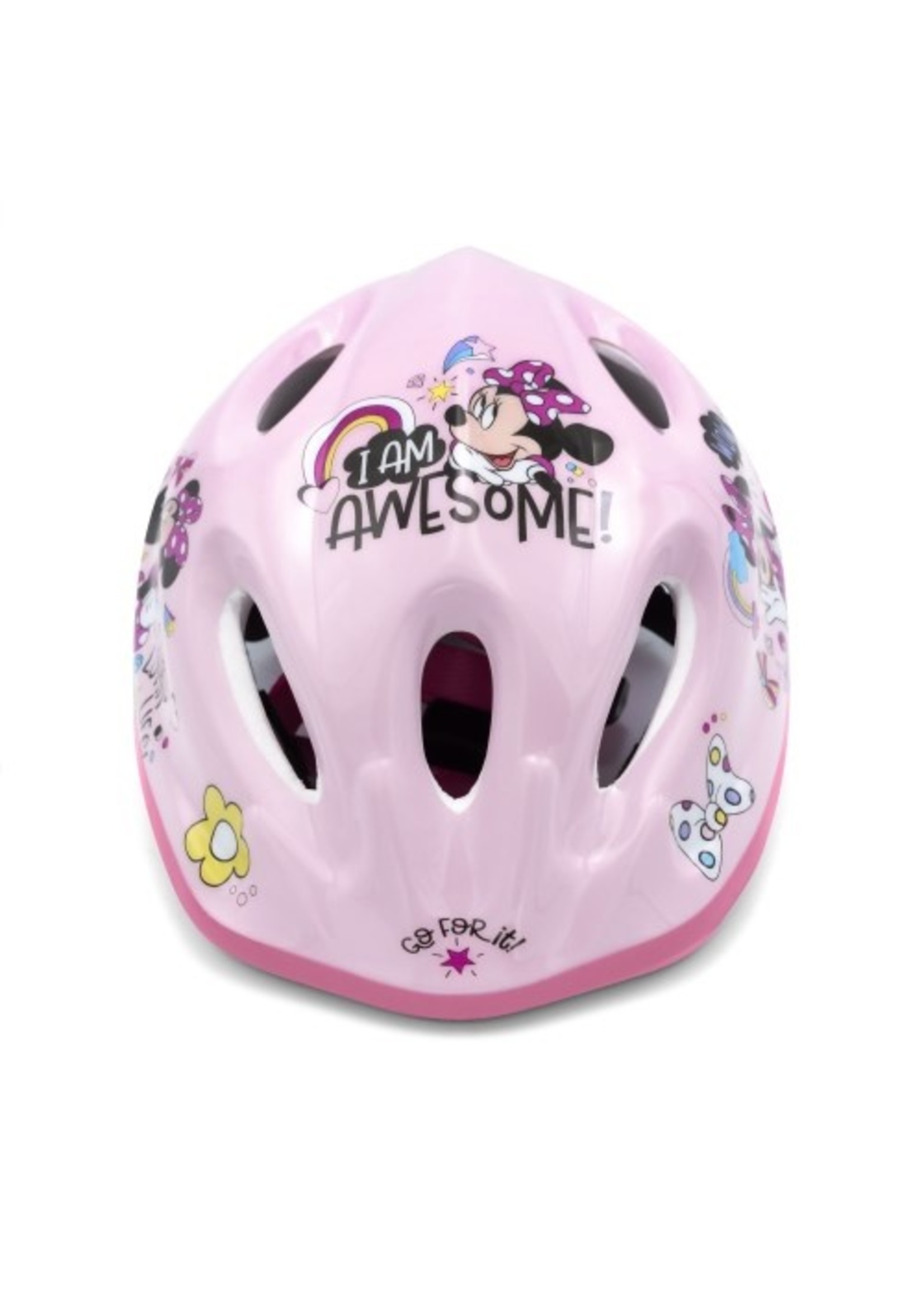 Disney Kask rowerowy Minnie Mouse od Disney w kolorze różowym