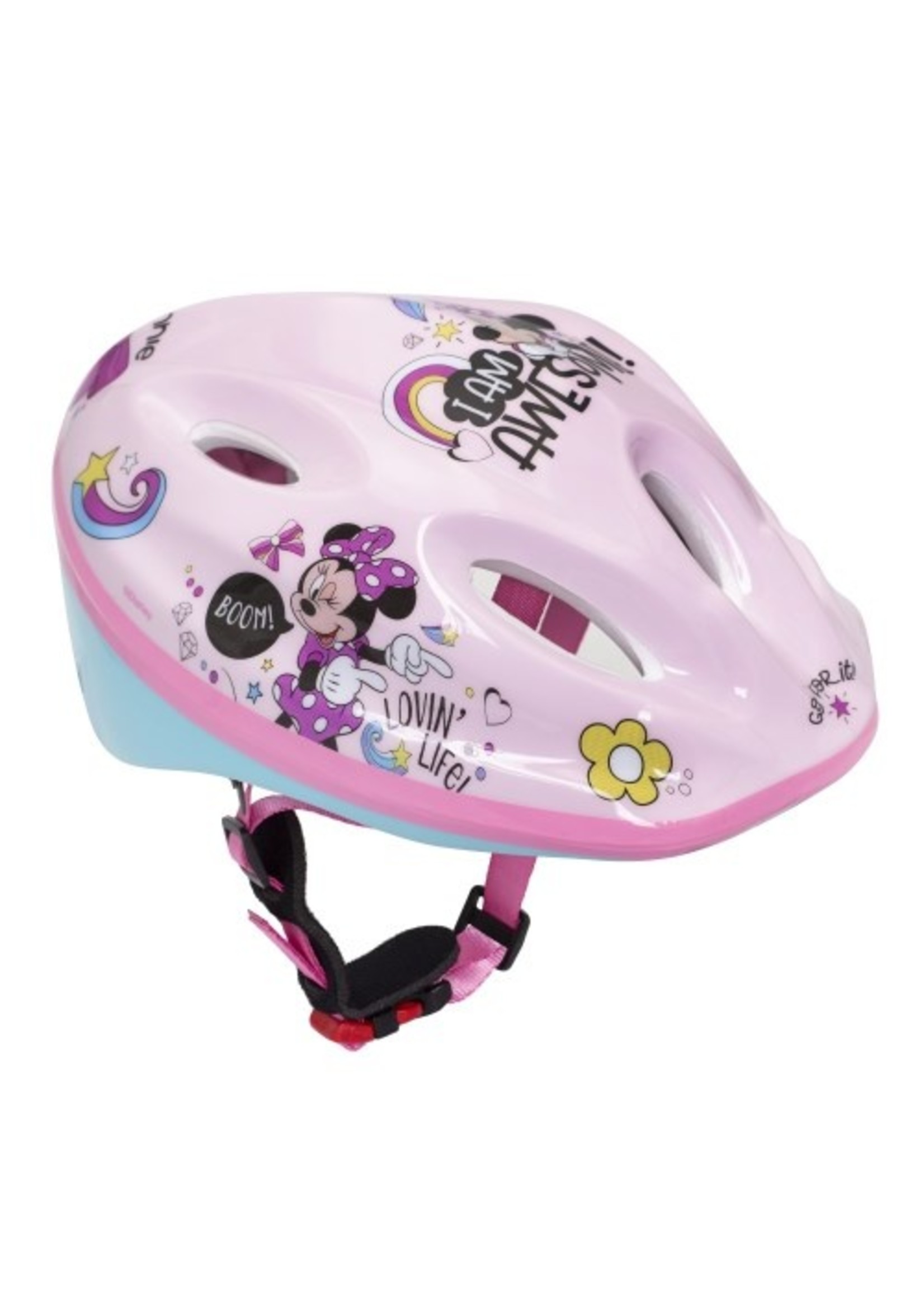 Disney Kask rowerowy Minnie Mouse od Disney w kolorze różowym