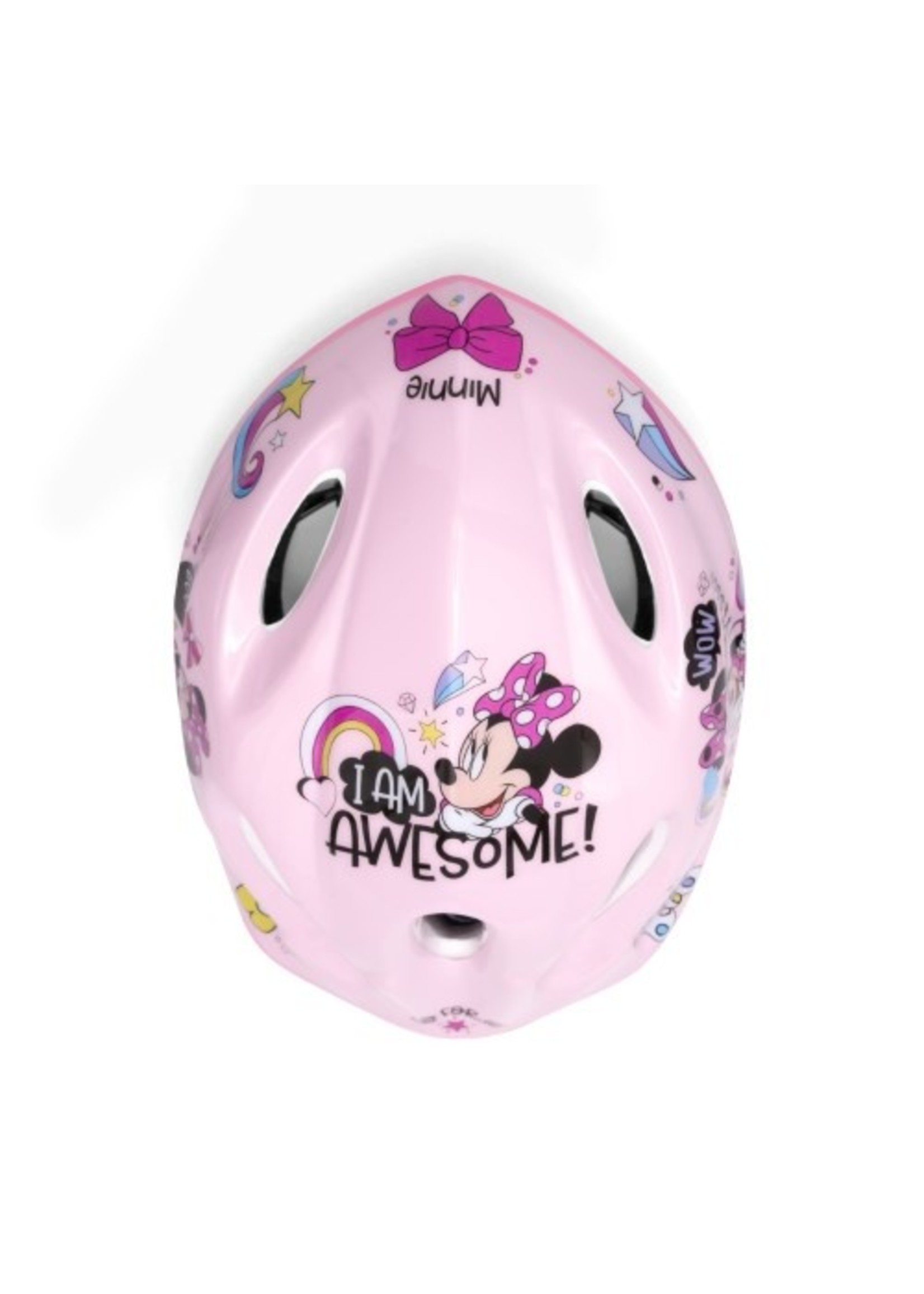 Disney Kask rowerowy Minnie Mouse od Disney w kolorze różowym