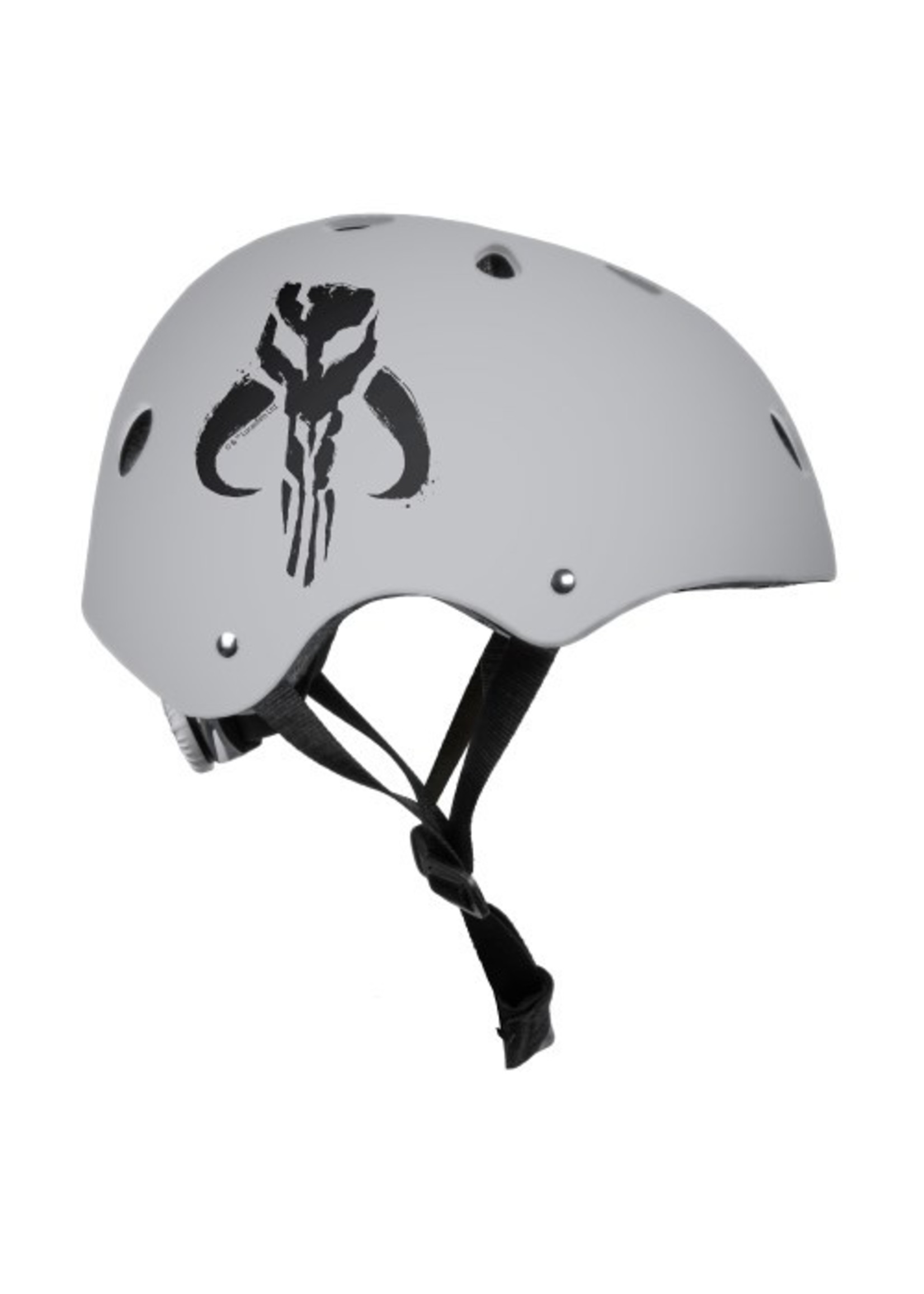 Disney Mandalorian skatehelm van Disney grijs