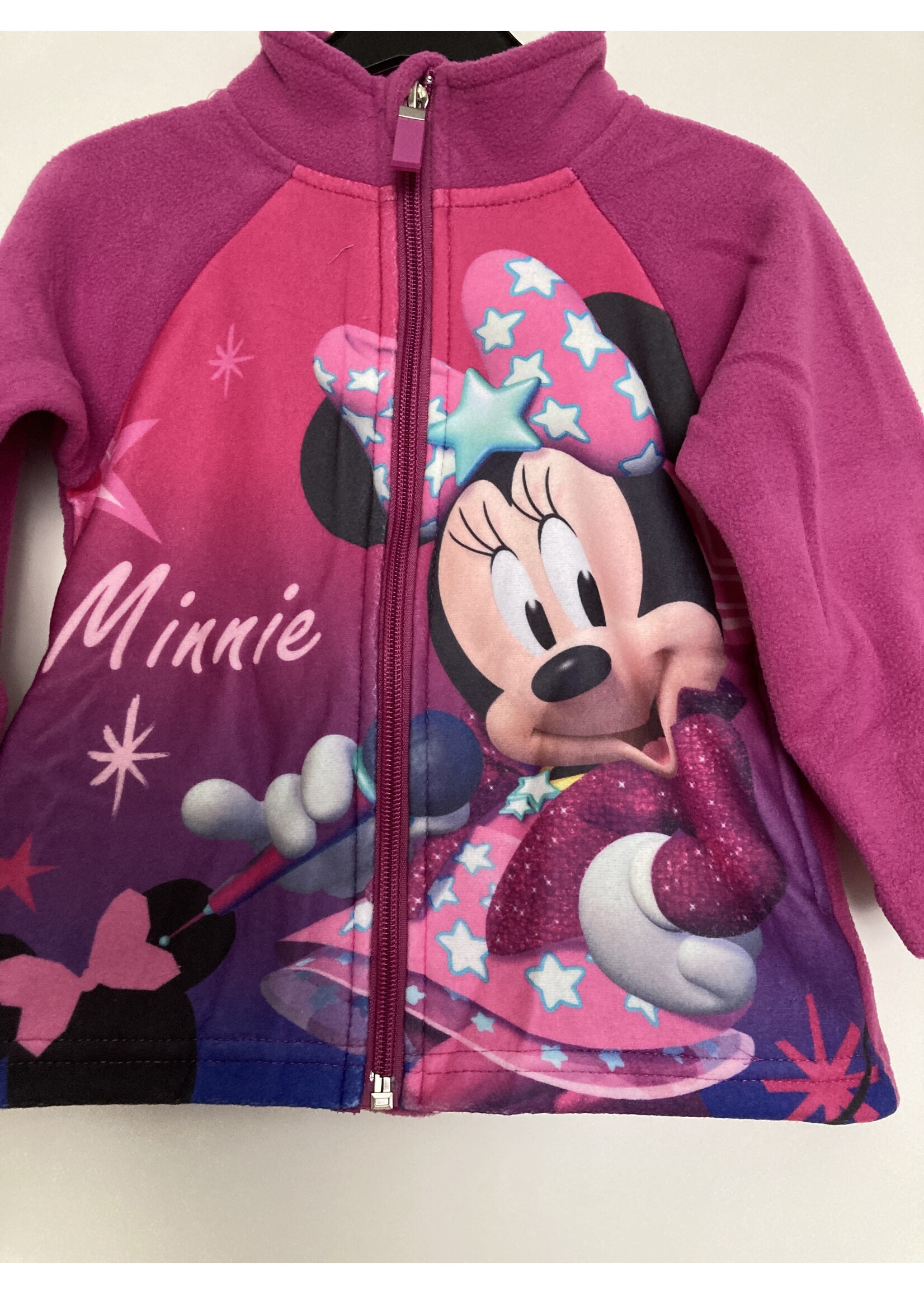 Disney junior Minnie Mouse fleece vest van Disney roze