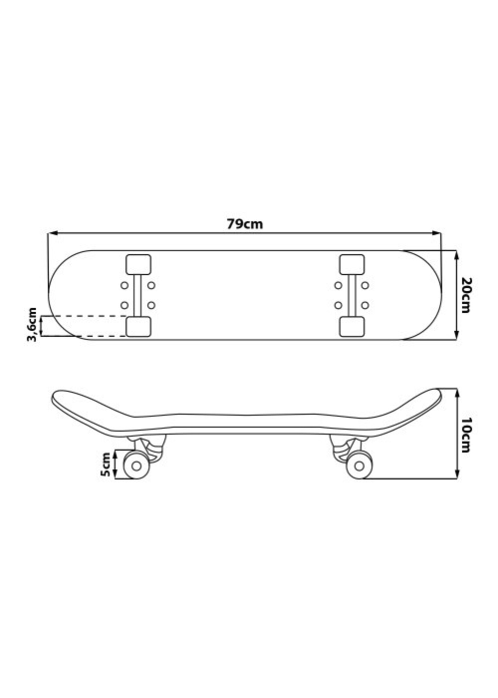 Marvel Skateboard 31´´ Spiderman from Marvel black