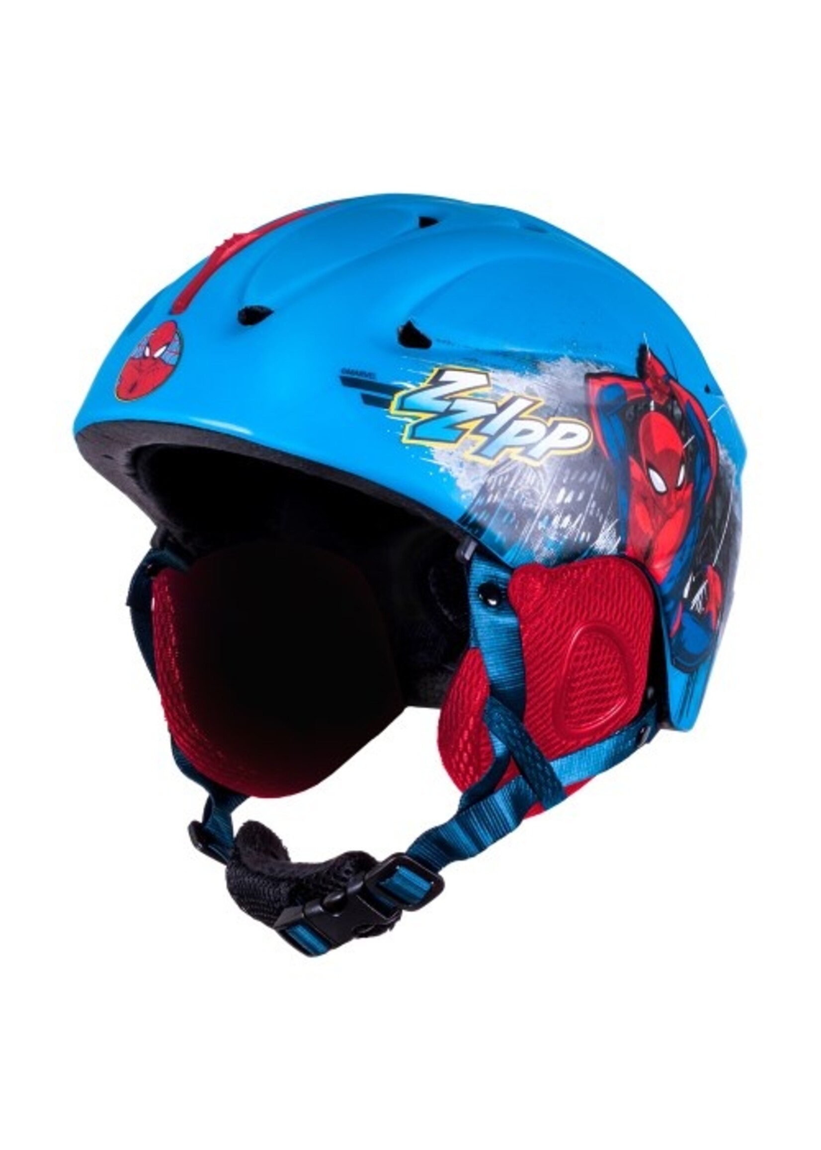 Marvel Spiderman ski helmet from Marvel blue