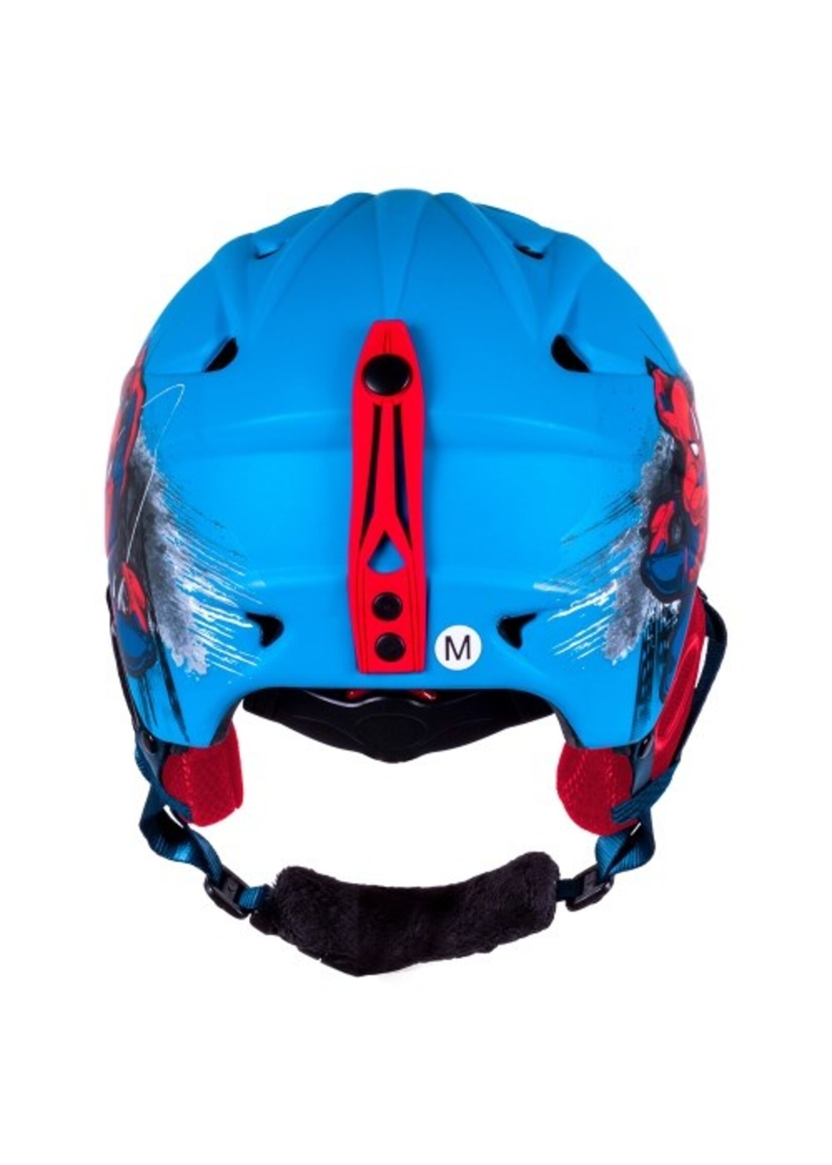 Marvel Spiderman ski helmet from Marvel blue