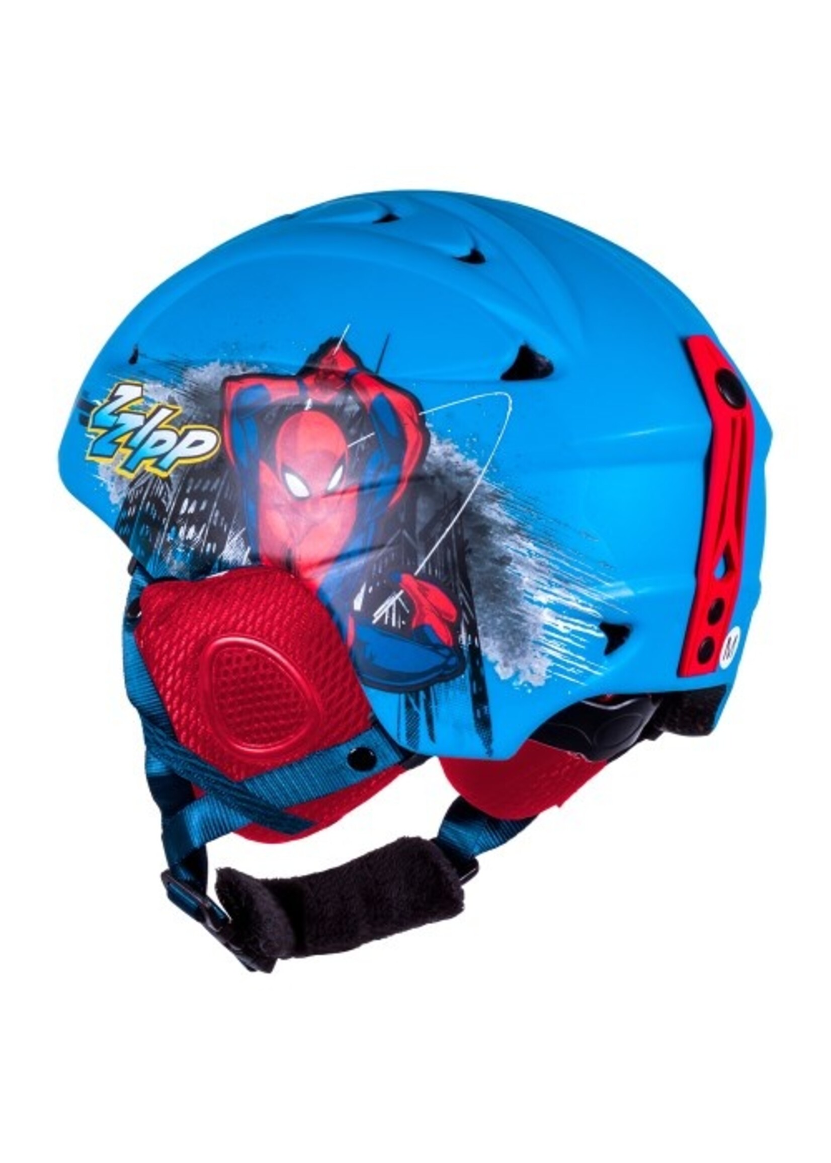 Marvel Spiderman ski helmet from Marvel blue