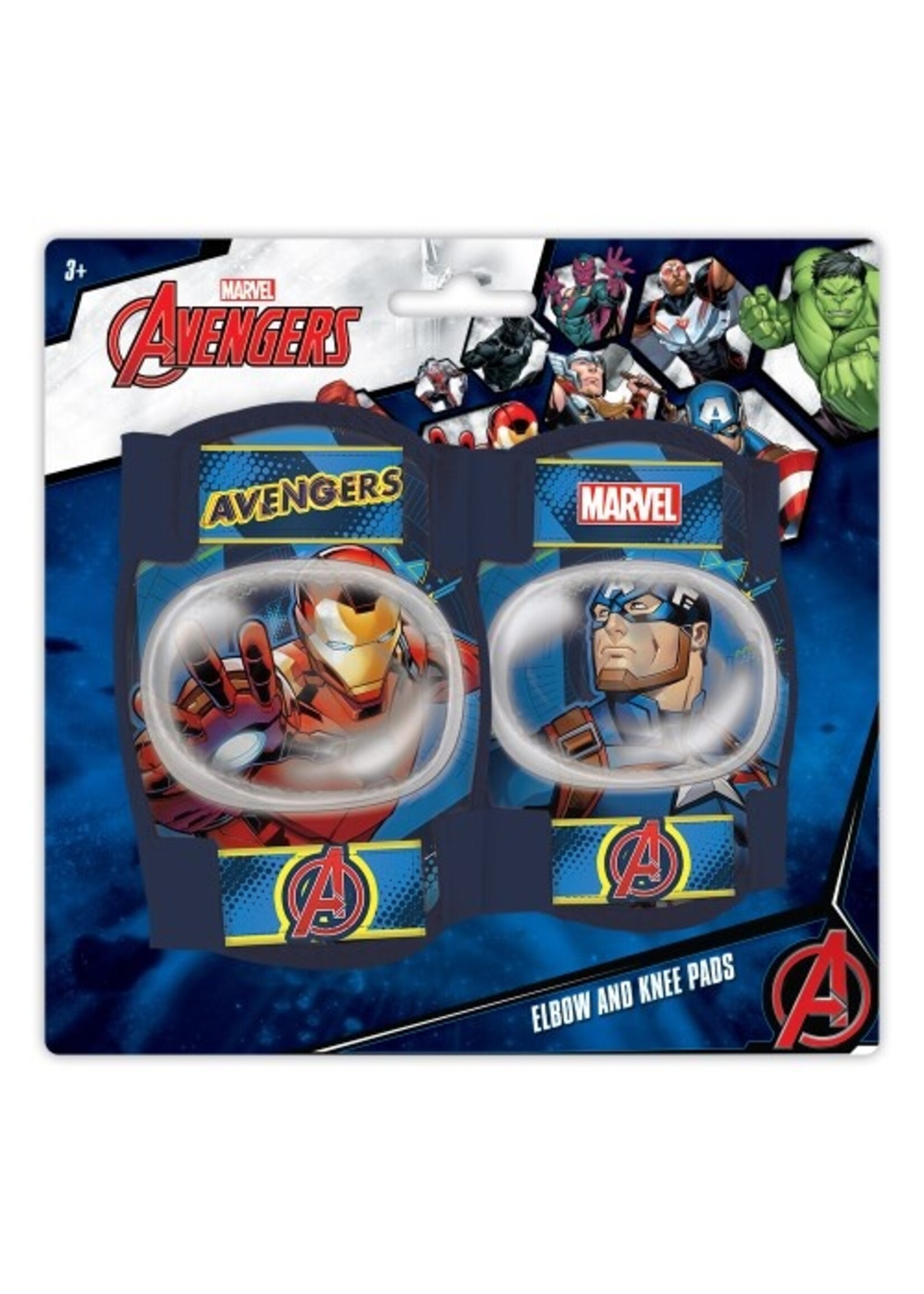 Marvel Avengers Knee Elbow Pads from Marvel Navy Blue