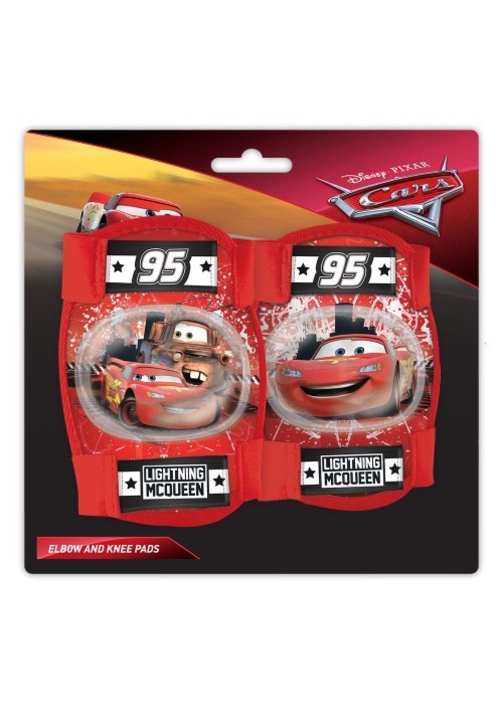 Disney Cars knee-elbow pads from Disney red