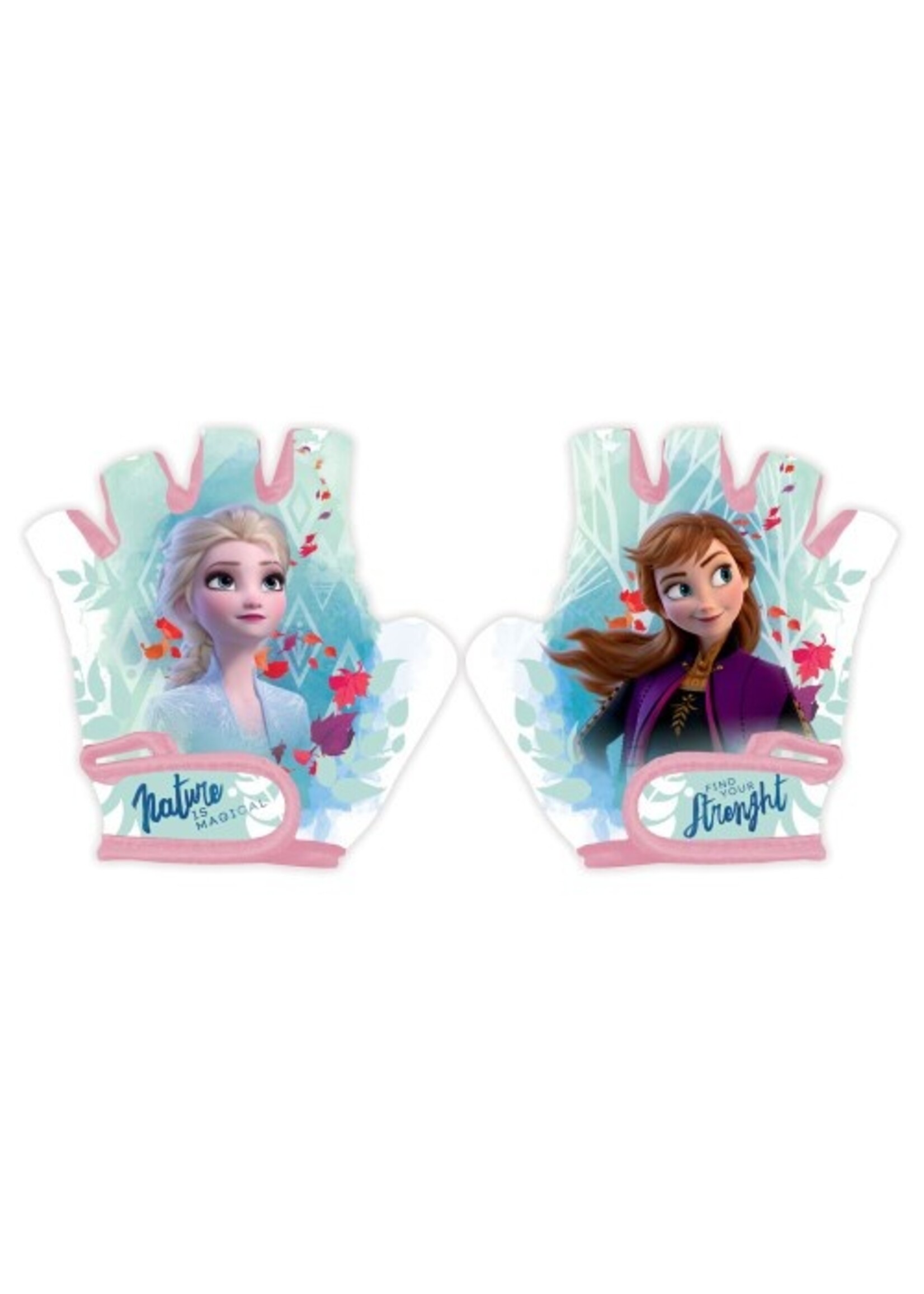 Disney Rękawiczki rowerowe Frozen II od Disney w kolorze różowym