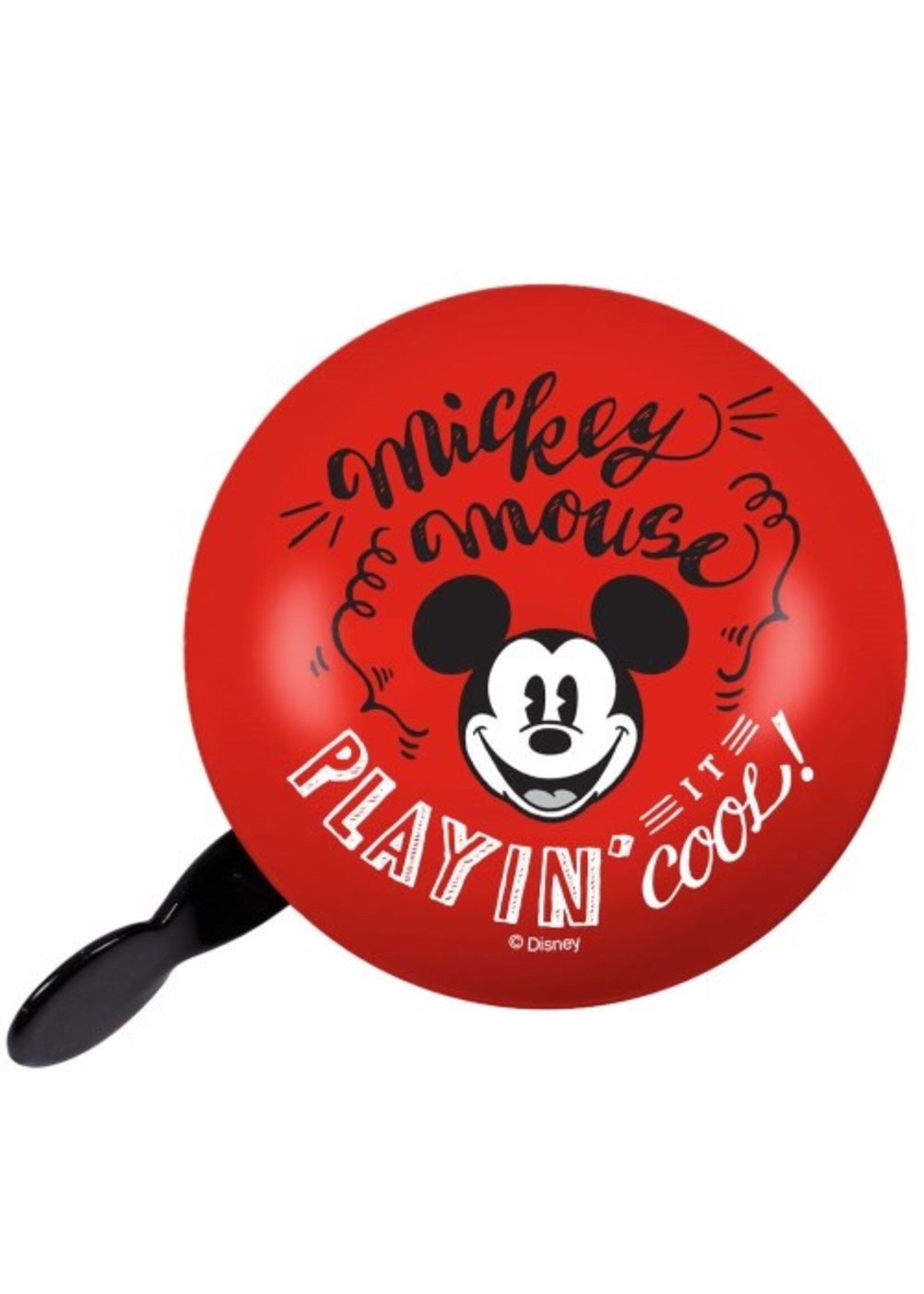 Disney Juniorski dzwonek rowerowy Mickey Mouse firmy Disney w kolorze czerwonym
