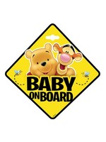 Disney Winnie the Pooh waarschuwingsbord geel