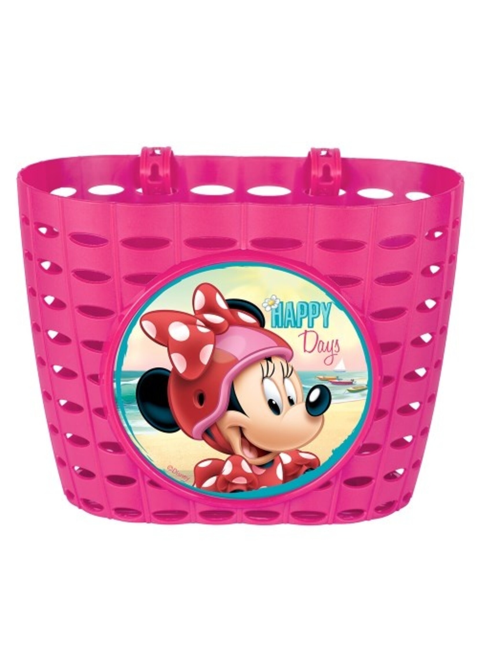 Disney Minnie Mouse Bicycle Basket from Disney pink