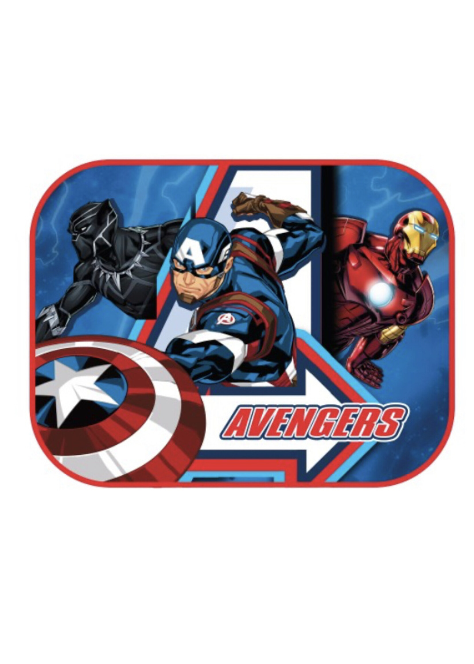 Marvel Auto zonnescherm Avengers van Marvel marineblauw