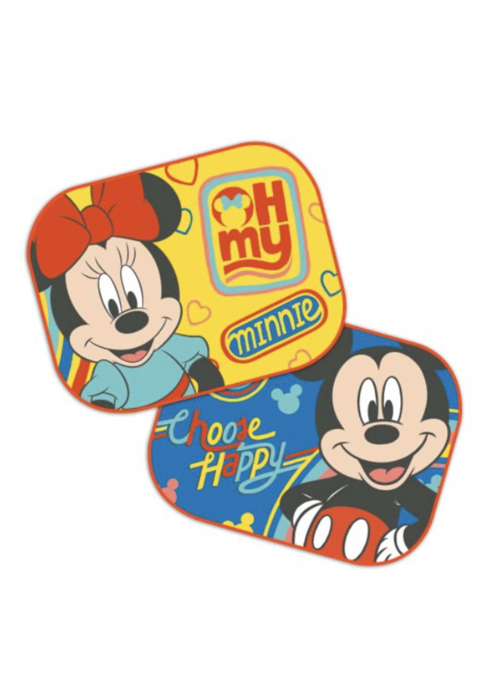 Disney Car sunshade Mickey and Minnie Mouse from Disney blue and yellow