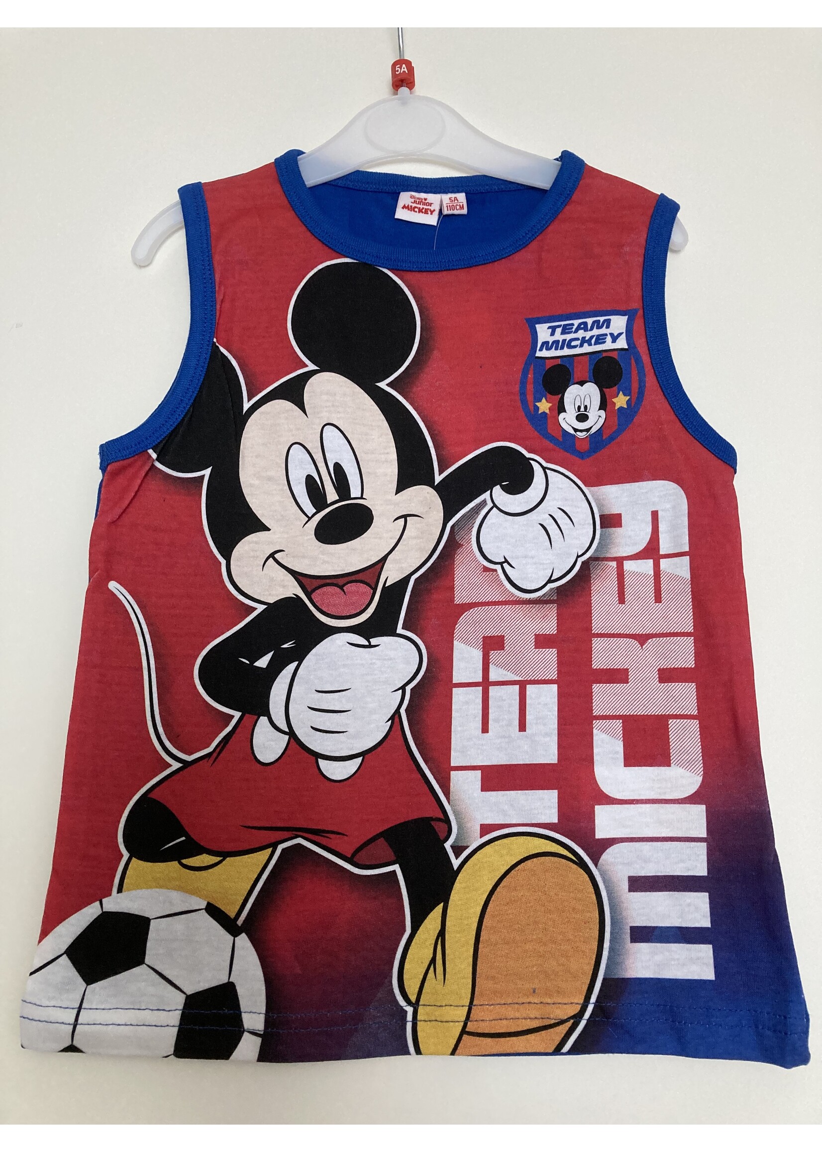 Disney junior Koszula bez rękawów Myszka Miki z Disney junior czerwona