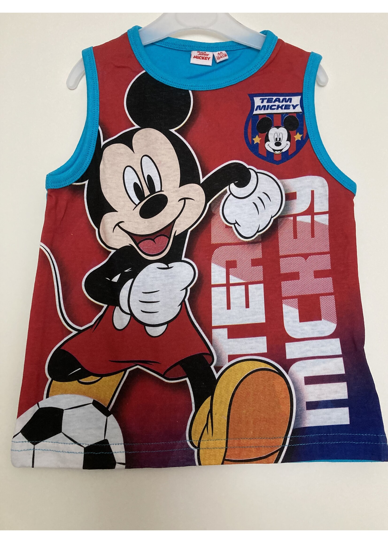 Disney junior Mickey Mouse mouwloos-shirt van Disney junior rood