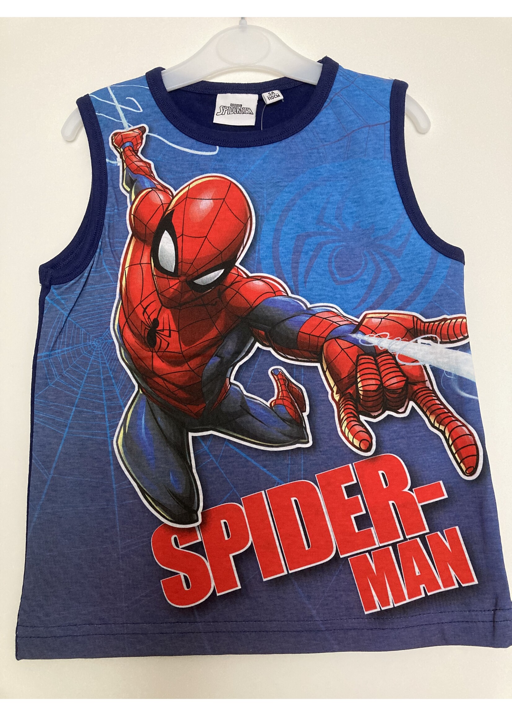 Marvel Koszulka bez rękawów Spiderman z Marvel niebieska