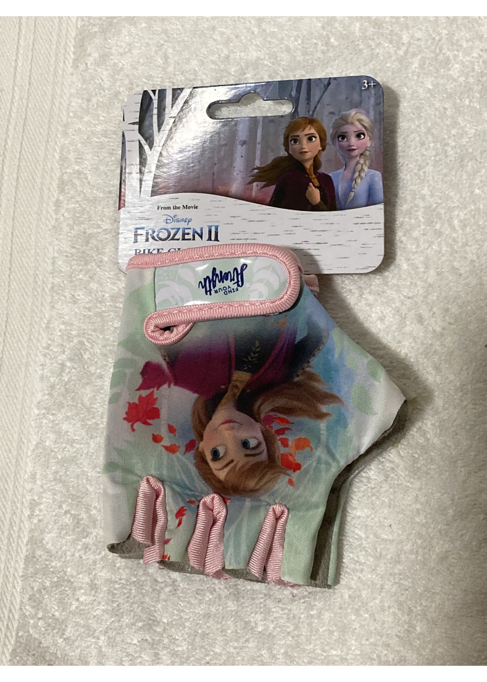 Disney Frozen II cycling gloves from Disney pink