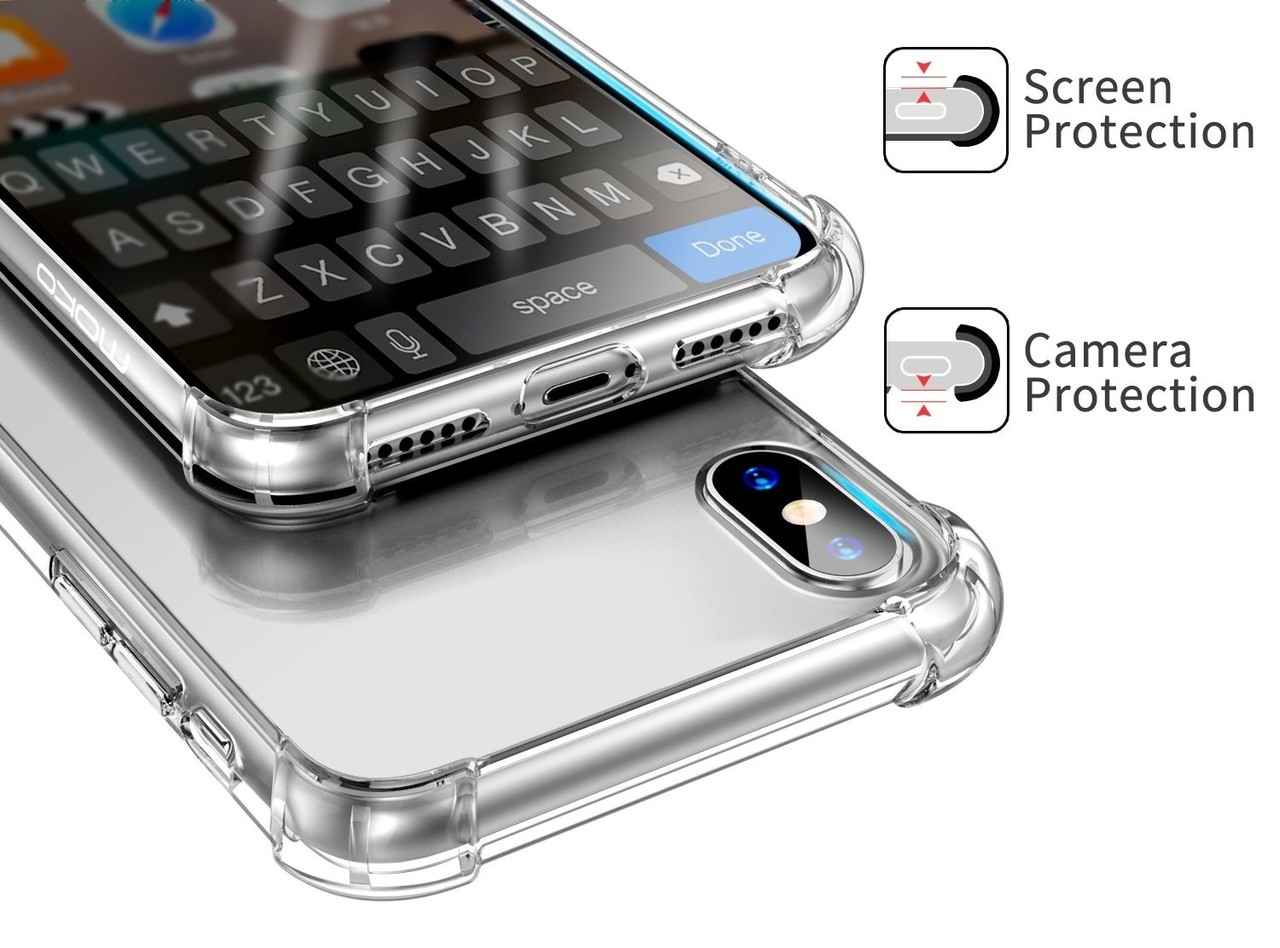 ShieldCase® ShieldCase Shock Hülle iPhone X / Xs transparent ShieldCase® ShieldCase Shock Hülle iPhone X / Xs transparent