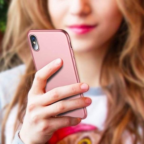 ShieldCase® ShieldCase iPhone X / Xs Ultra Slim Case (rosa) ShieldCase® ShieldCase iPhone X / Xs Ultra Slim Case (rosa)