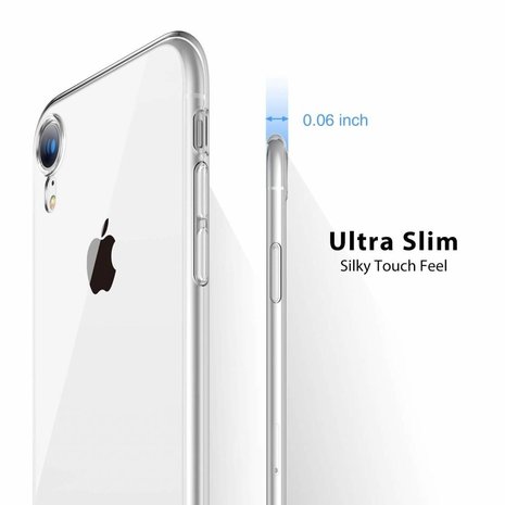 ShieldCase® ShieldCase Ultradünne iPhone Xr Silikonhülle (transparent)