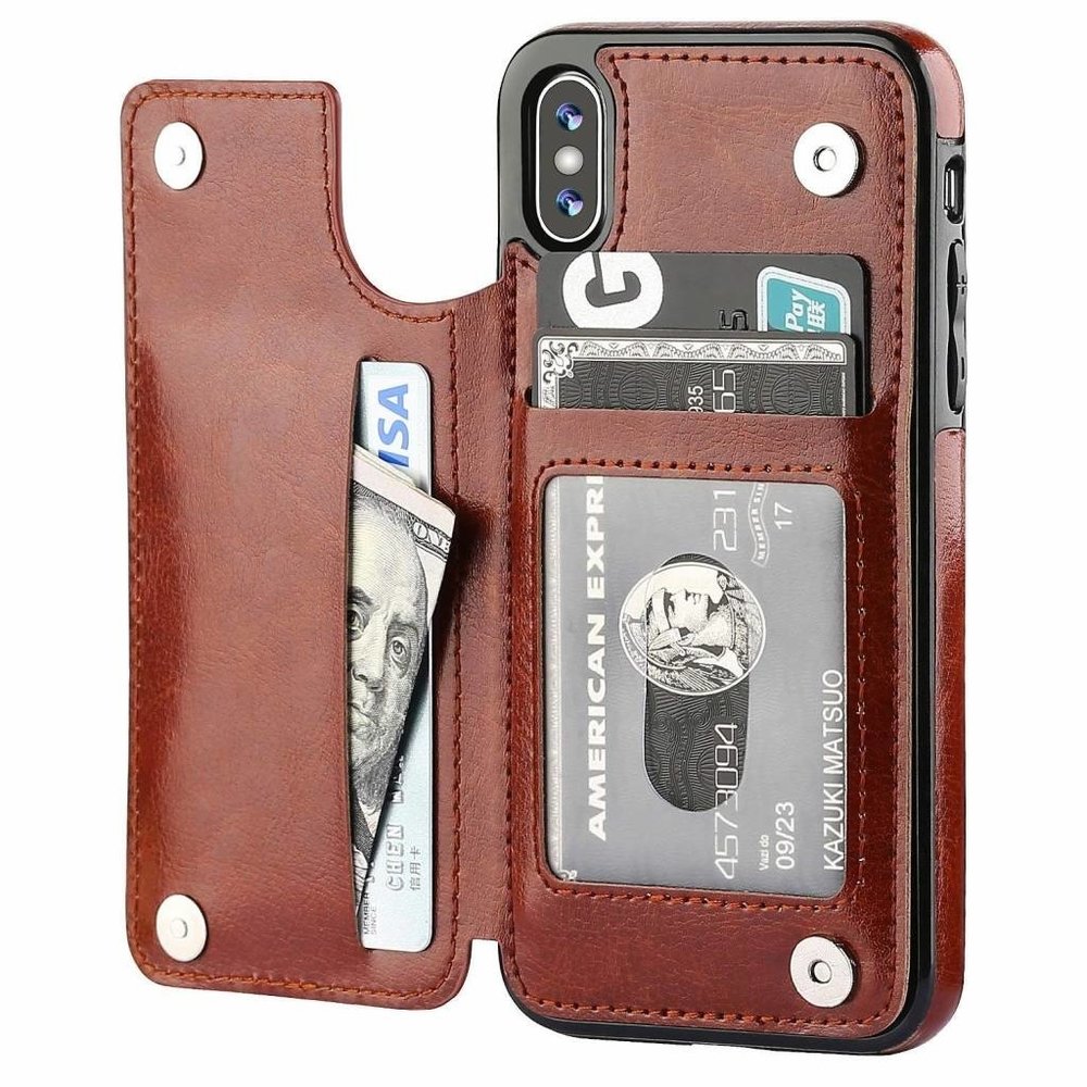 ShieldCase® ShieldCase iPhone Xs Max Wallet Case (braun) ShieldCase® ShieldCase iPhone Xs Max Wallet Case (braun)