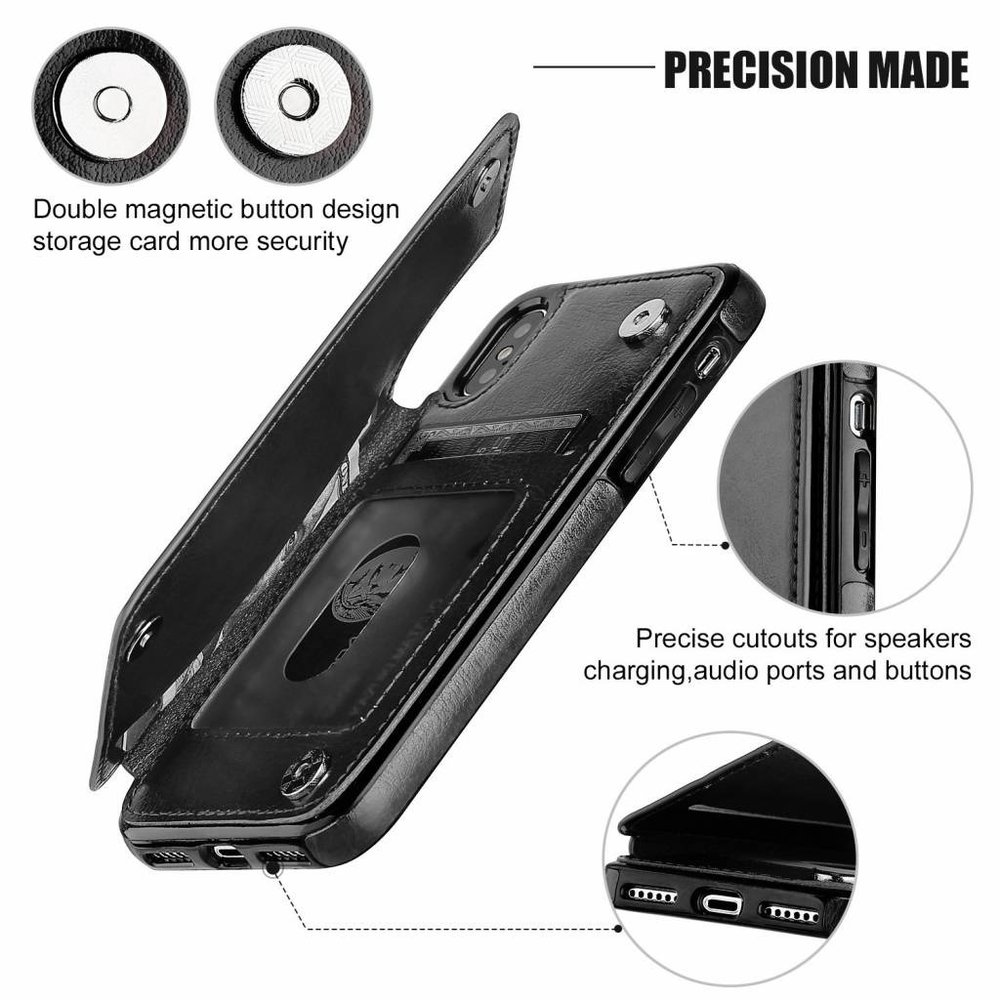 ShieldCase® ShieldCase iPhone X / Xs Wallet Case (schwarz) ShieldCase® ShieldCase iPhone X / Xs Wallet Case (schwarz)