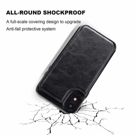 ShieldCase® ShieldCase iPhone Xr Wallet Case (schwarz) ShieldCase® ShieldCase iPhone Xr Wallet Case (schwarz)