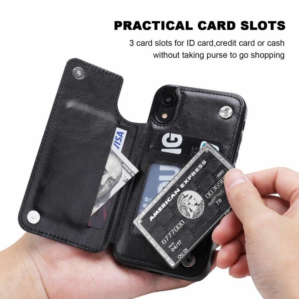 ShieldCase® ShieldCase iPhone Xr Wallet Case (schwarz) ShieldCase® ShieldCase iPhone Xr Wallet Case (schwarz)